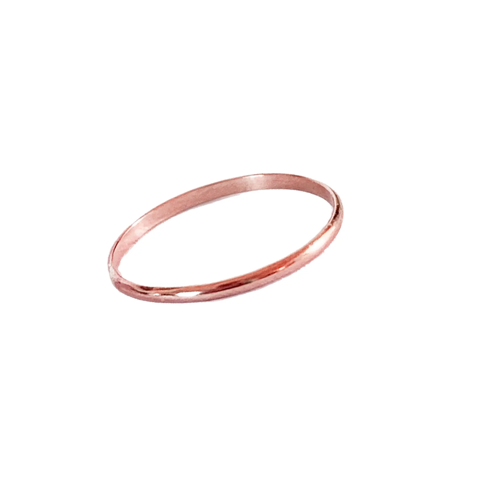 Bague d’orteil en or 14 carats de 1 mm