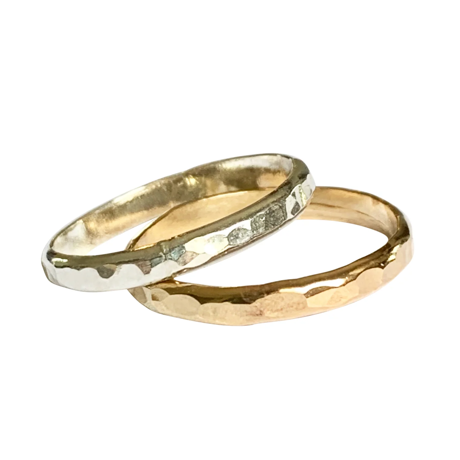 Bague d’orteil martelée de 3 mm