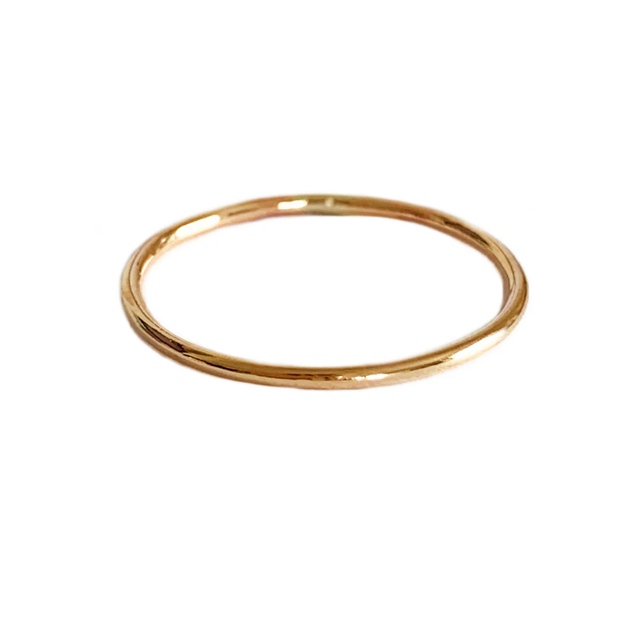 Bague d’orteil fine ronde de 1 mm