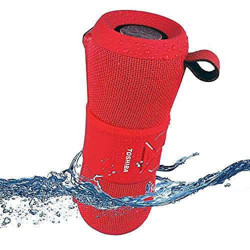 Toshiba WSP 200 Altoparlante Bluetooth impermeabile, colore: Rosso : Elettronica