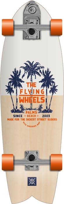 Flying wheels Surfskate Tavola Completa PALMS 32 Classic 78A ABEC7 Serie Pendulum : Sport e tempo libero