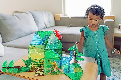 Magna Tiles Dino World XL Set Magnetico Speelgoed 50 pezzi : Giochi e giocattoli