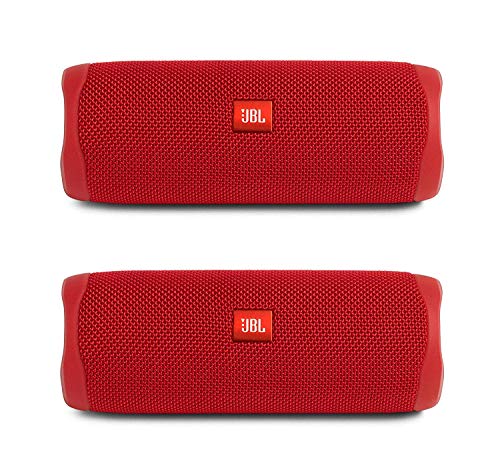 JBL Set di altoparlanti Bluetooth wireless portatili impermeabili (coppia) rosso, FLIP5REDPR : Elettronica