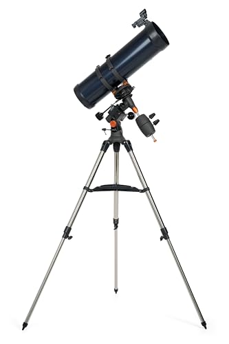 Celestron 31051 AstroMaster 130EQ Telescopio riflettore newtoniano a motore, blu scuro : Elettronica