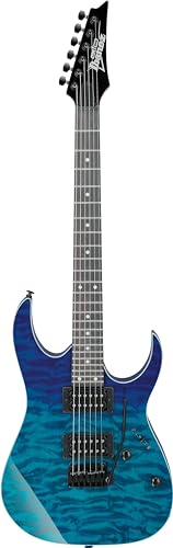 Ibanez GRG120QAASP BGD GIO Series Electric Guitar Black Hardware Blue Gradiation : Strumenti Musicali