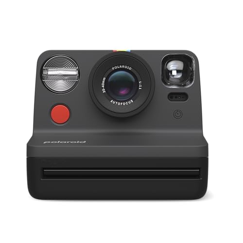 Polaroid Now Gen 2 Fotocamera Istantanea Nero & Pellicola Istantanea Bianco e Nero per i Type : Elettronica