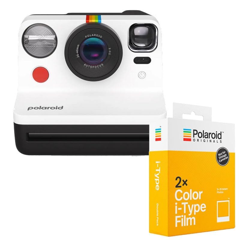 Polaroid Everything Box Polaroid Now Fotocamera istantanea Generation 2 Nero & Bianco : Casa e cucina