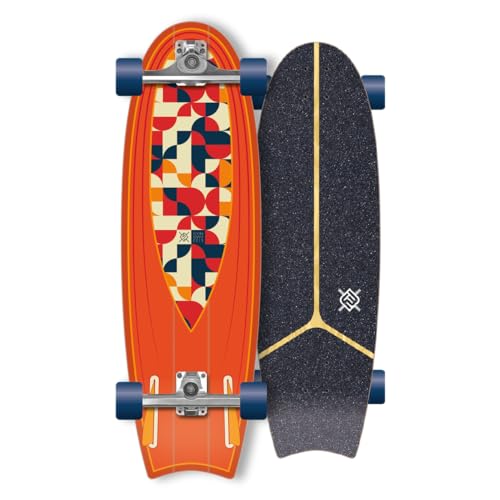 Flying wheels Surfskate Tavola Completa BUTTONS 31" Classic 78A ABEC7 Serie STR : Sport e tempo libero