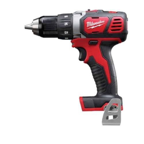 Milwaukee Trapano avvitatore compatto M18 M18BDD 0, rosso e nero : Fai da te