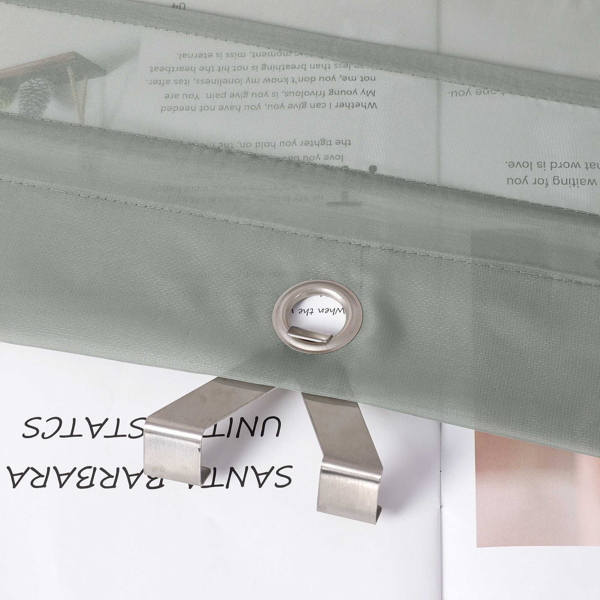 Rollos mit V-Haken halbtransparent lichtdurchlässig Unifarbe hochziehbar 1 Stück