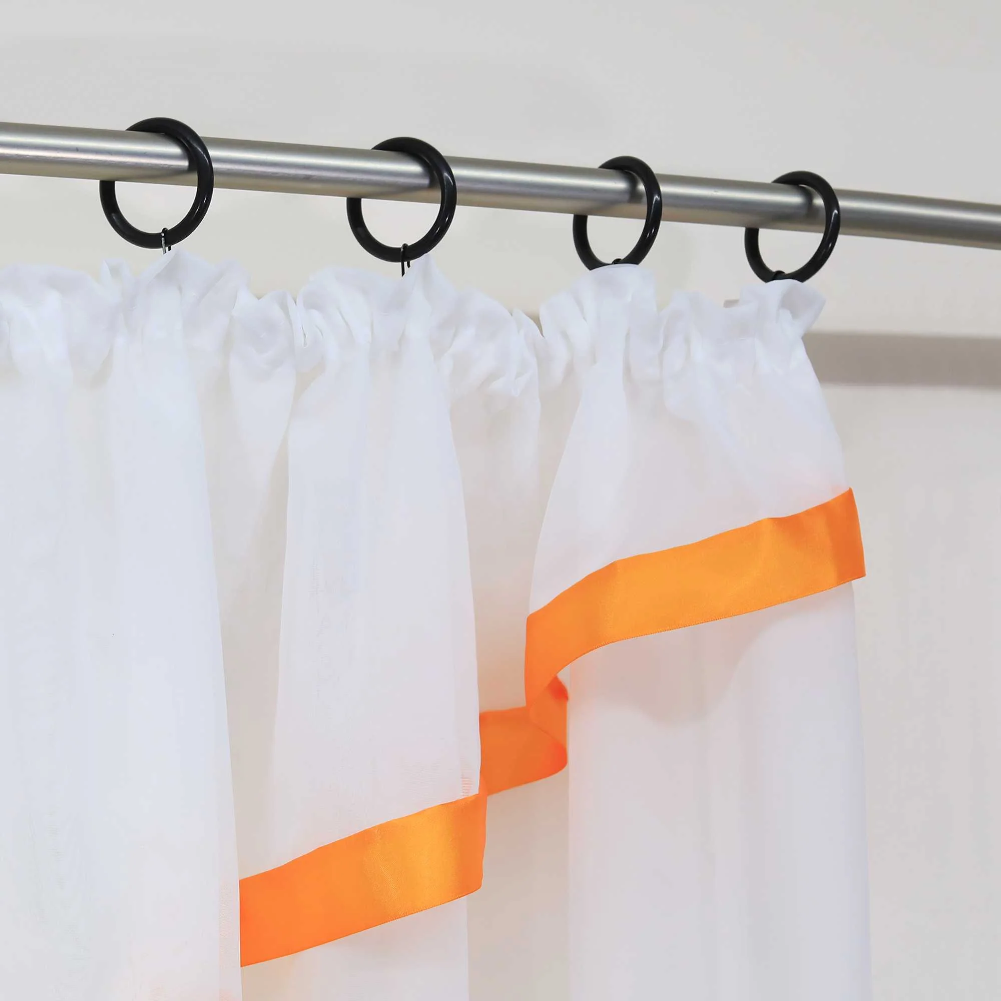 Scheibengardinen Kräuselbandgardine Fensterdeko Kreuzdesign Obere Fensterabdeckung 1 stück