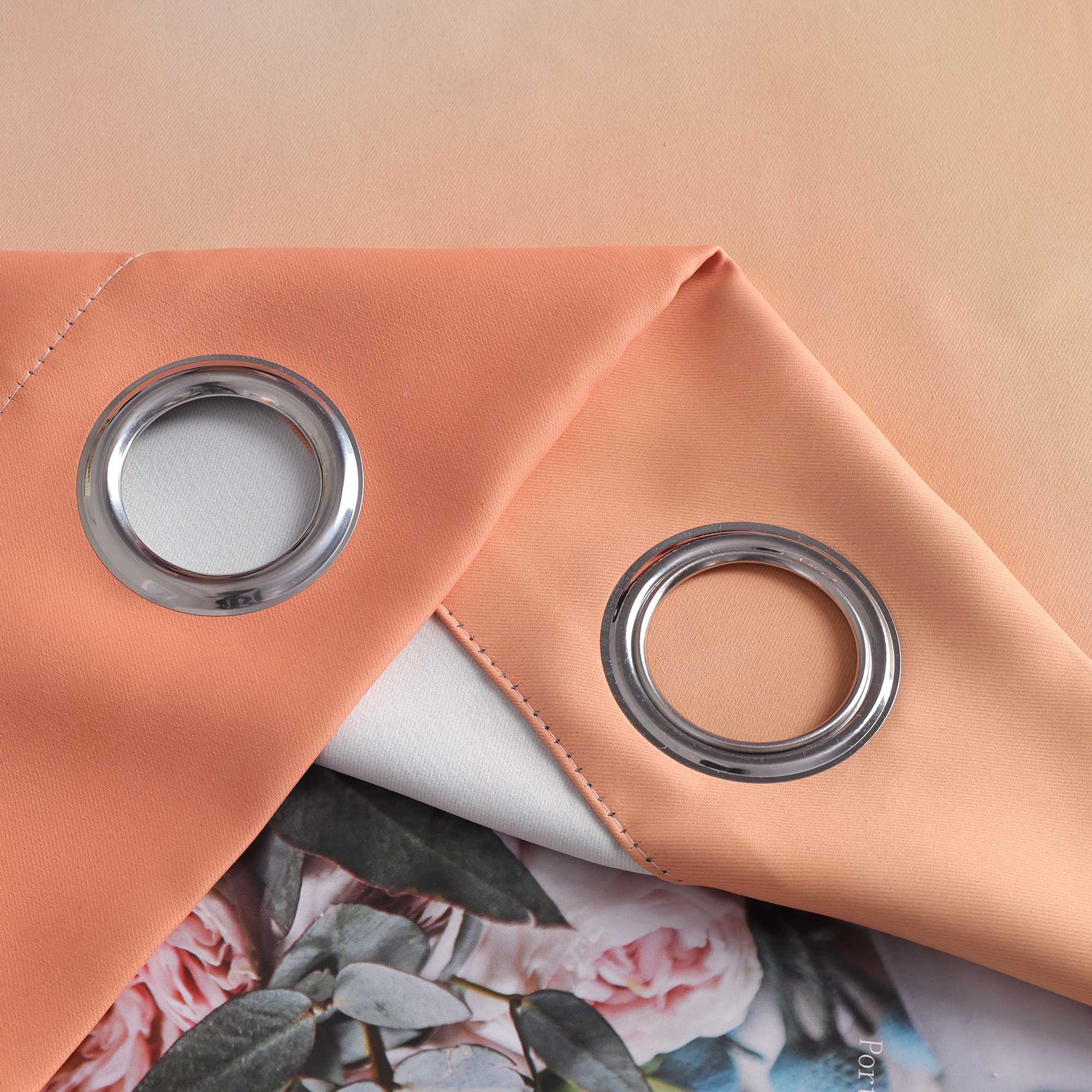 Verdunkelungsvorhang Blickdichte Gardinen Farbverlauf Ösenschal Schlafzimmer Wohnzimmer 1 Stück