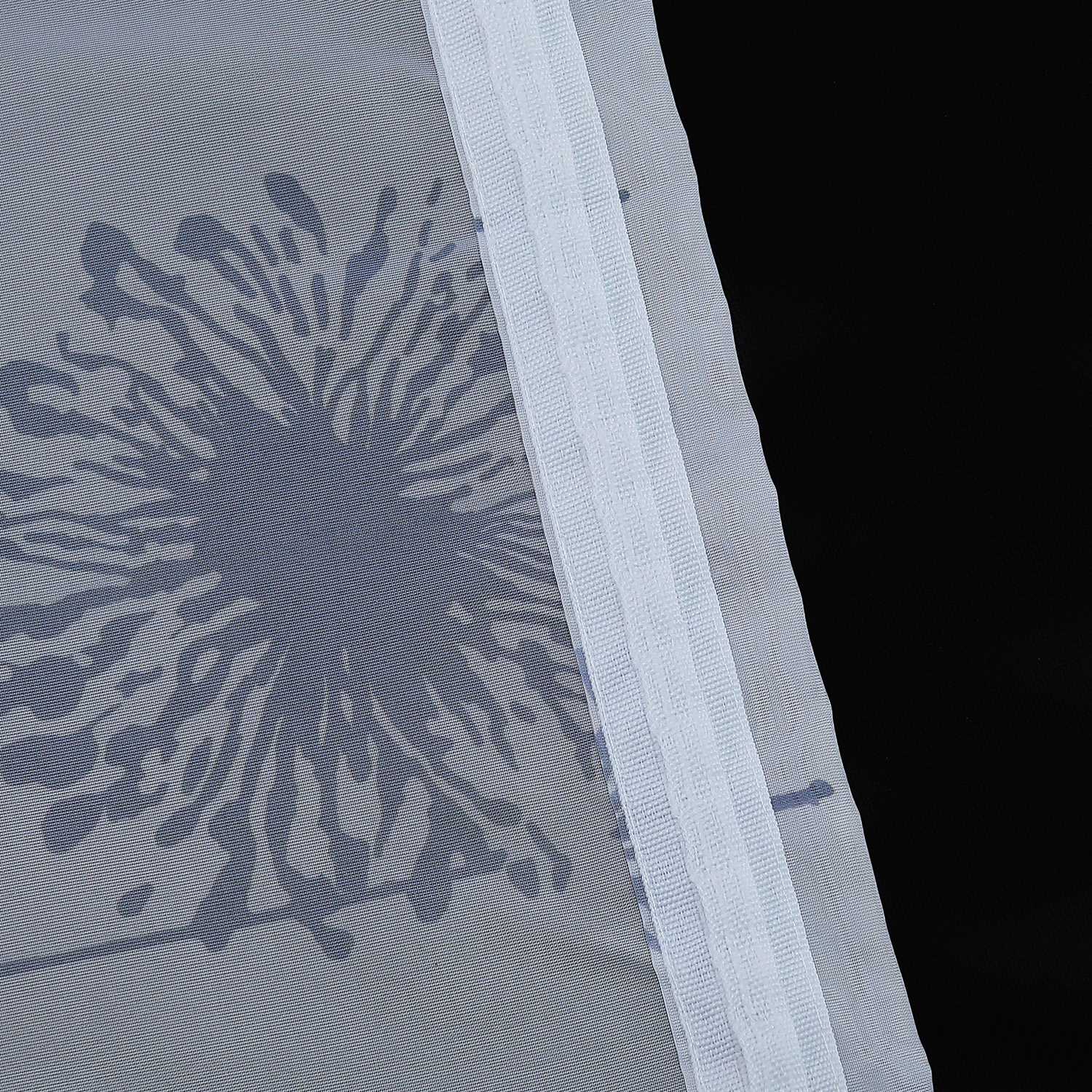 Transparenter Vorhang mit Pusteblumenmuster leicht Schutzfunktion Lichtdurchlässigkeit Gartenstil 1 Stück