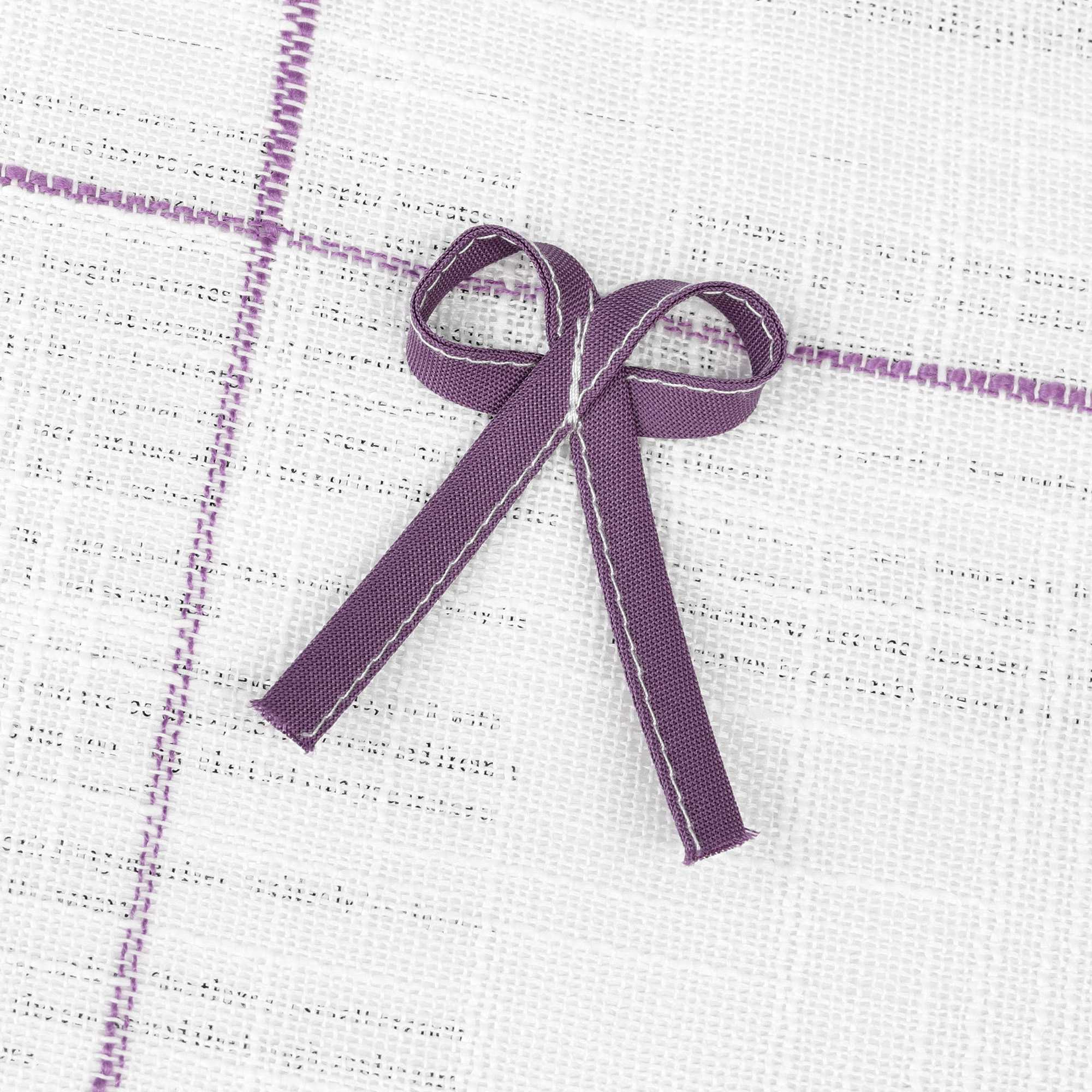 Halbtransparente Scheibengardine Landhausstil aus Leinen mit Schleifen 1 stück