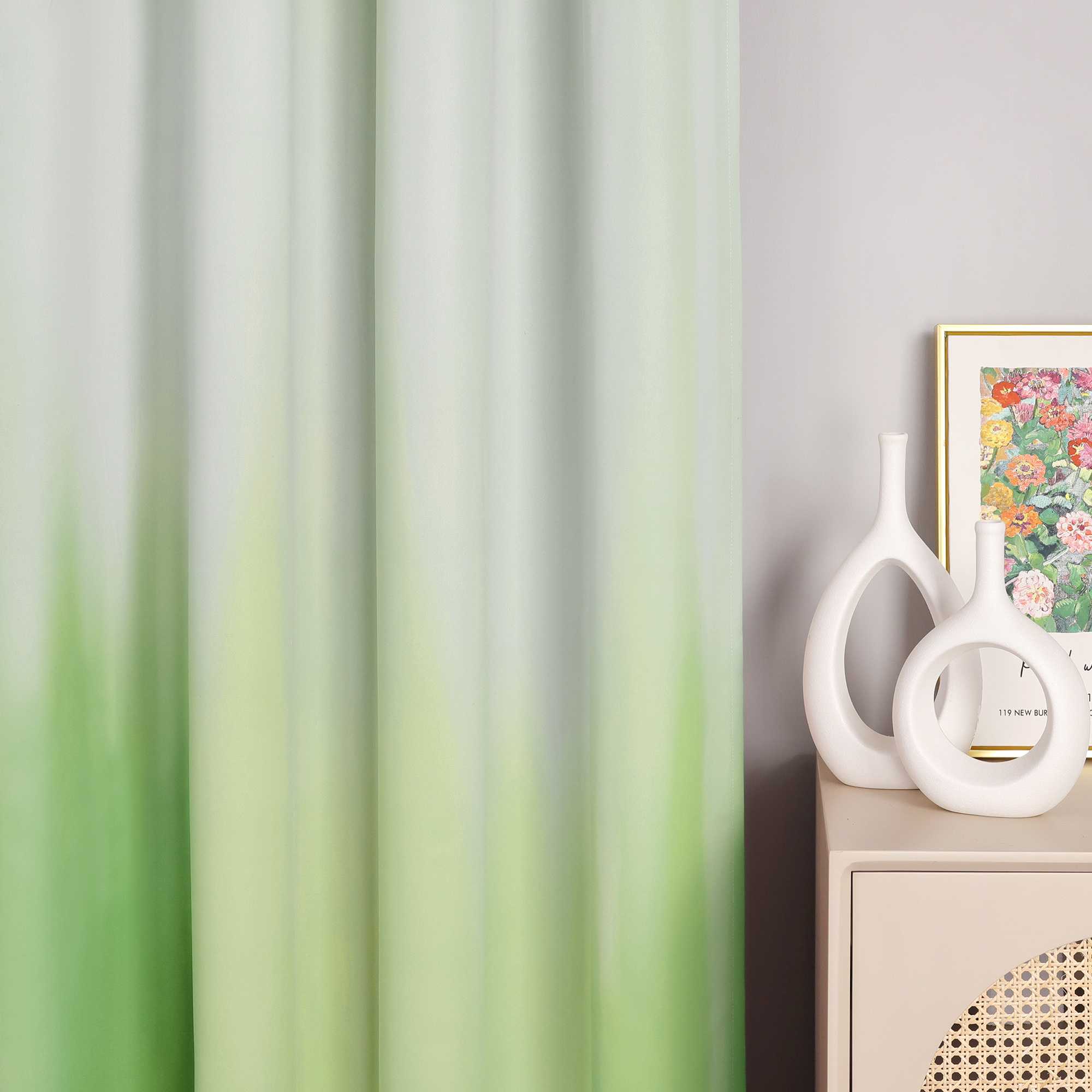 Verdunkelungsvorhang Blickdichte Gardinen Farbverlauf Ösenschal Schlafzimmer Wohnzimmer 1 Stück