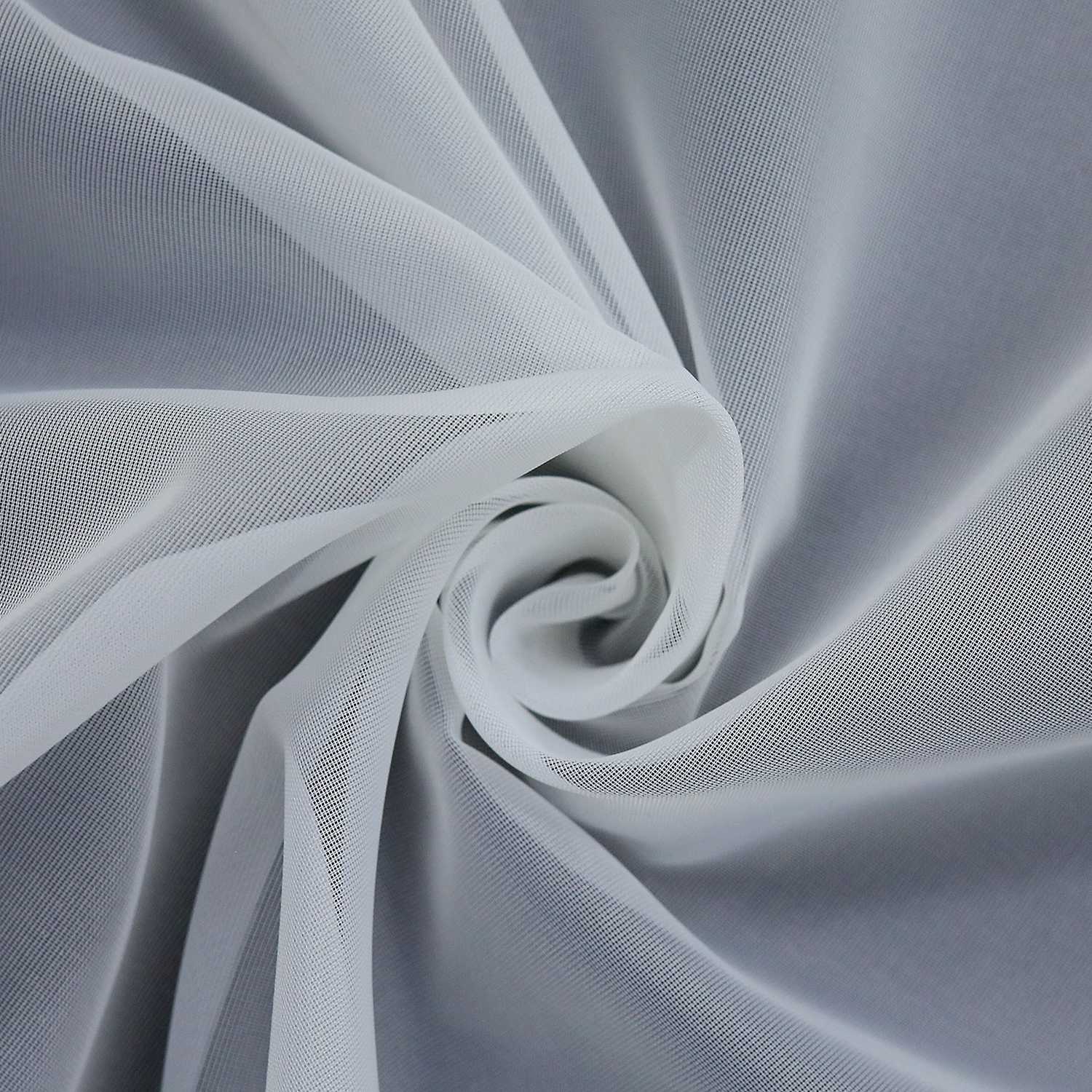 Raffrollo mit Schlaufen Modern Raffgardinen Voile Küche Gardine mit Stickerei Landhausstil Weiß