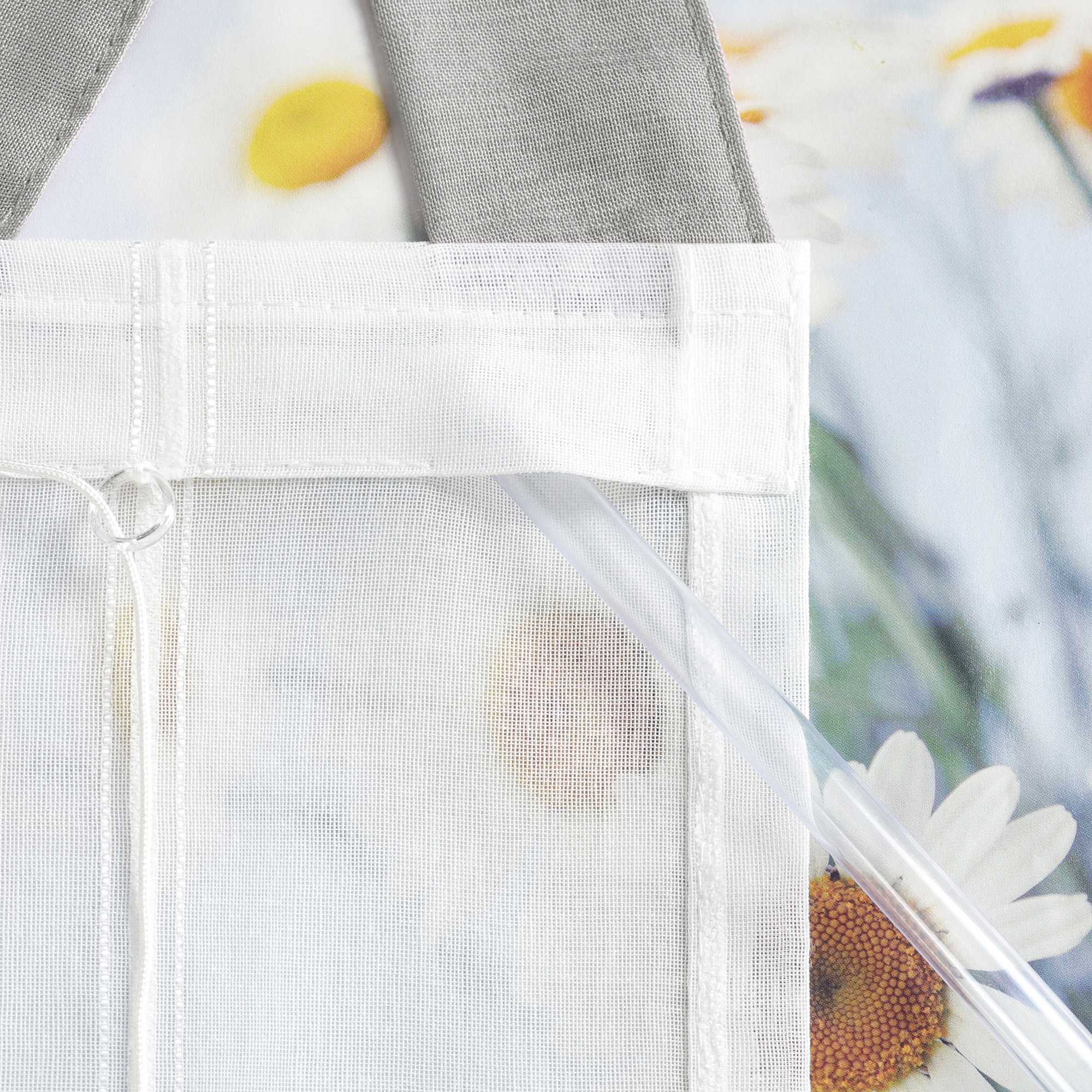 Delien Raffrollo mit Schlaufen und Quasten | Elegantes Design für stilvolle Fenster