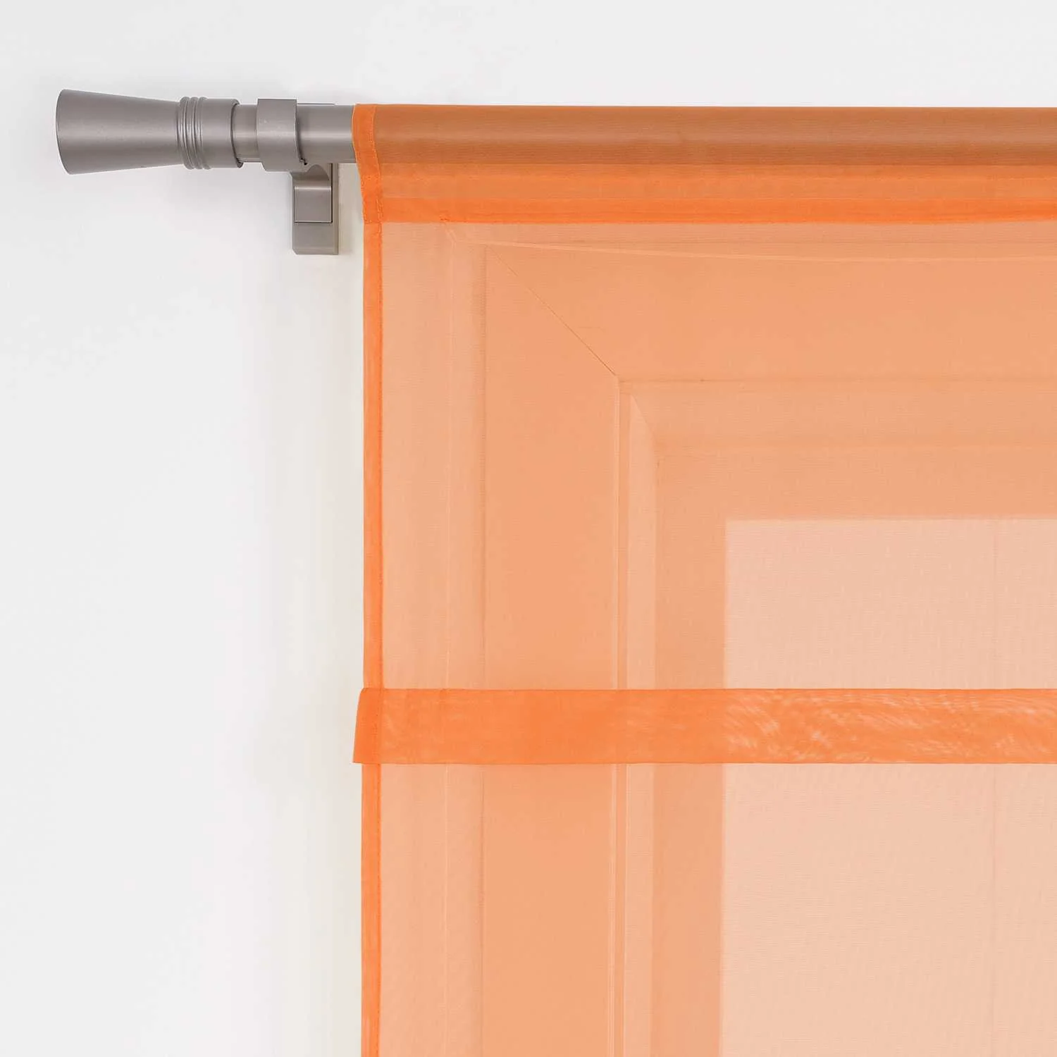 Raffrollo Voile Raffgardinen durch Tunnelzug Bändchenrollo Küche Gardinen Transparent Uni 1 Stück