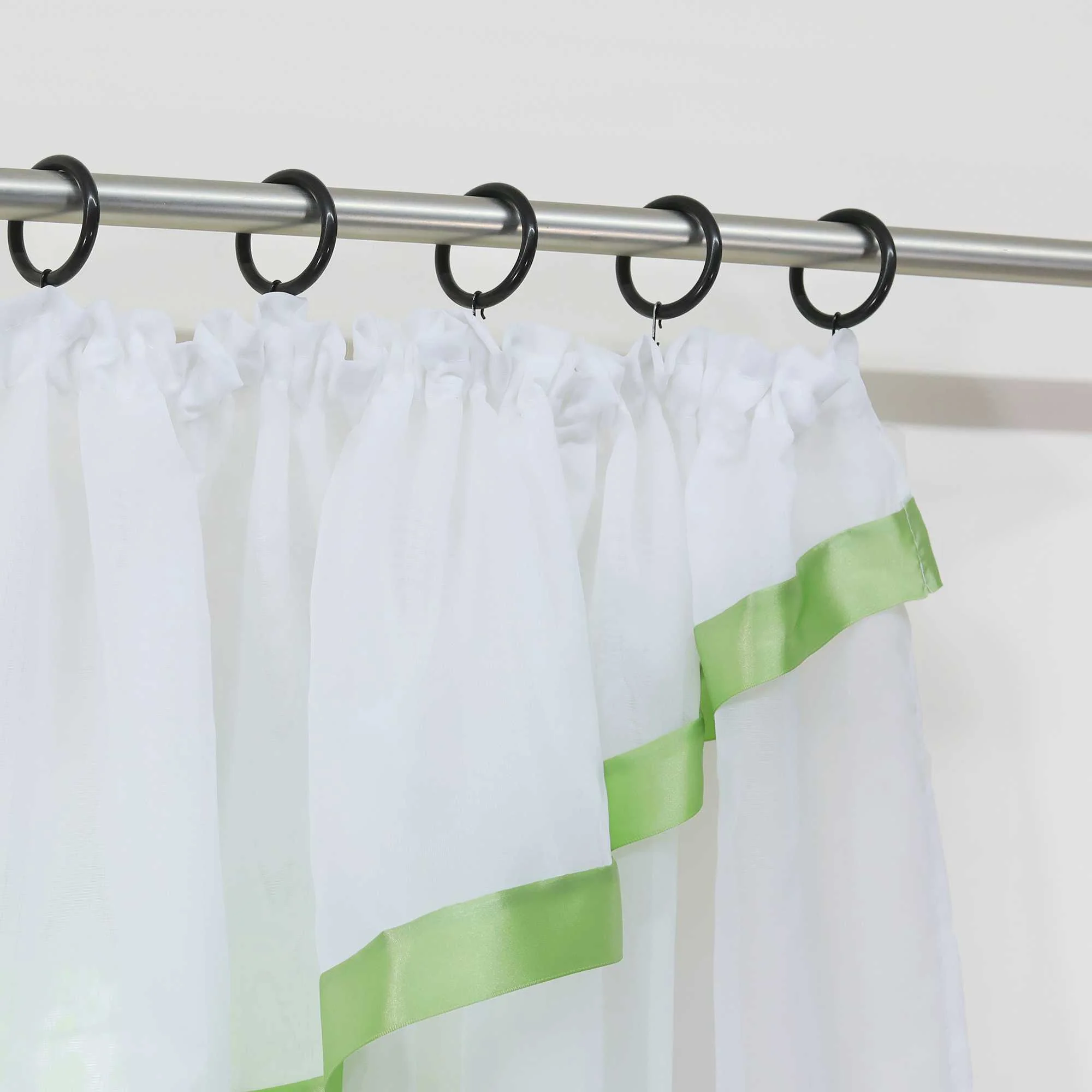 Scheibengardinen Kräuselbandgardine Fensterdeko Kreuzdesign Obere Fensterabdeckung 1 stück