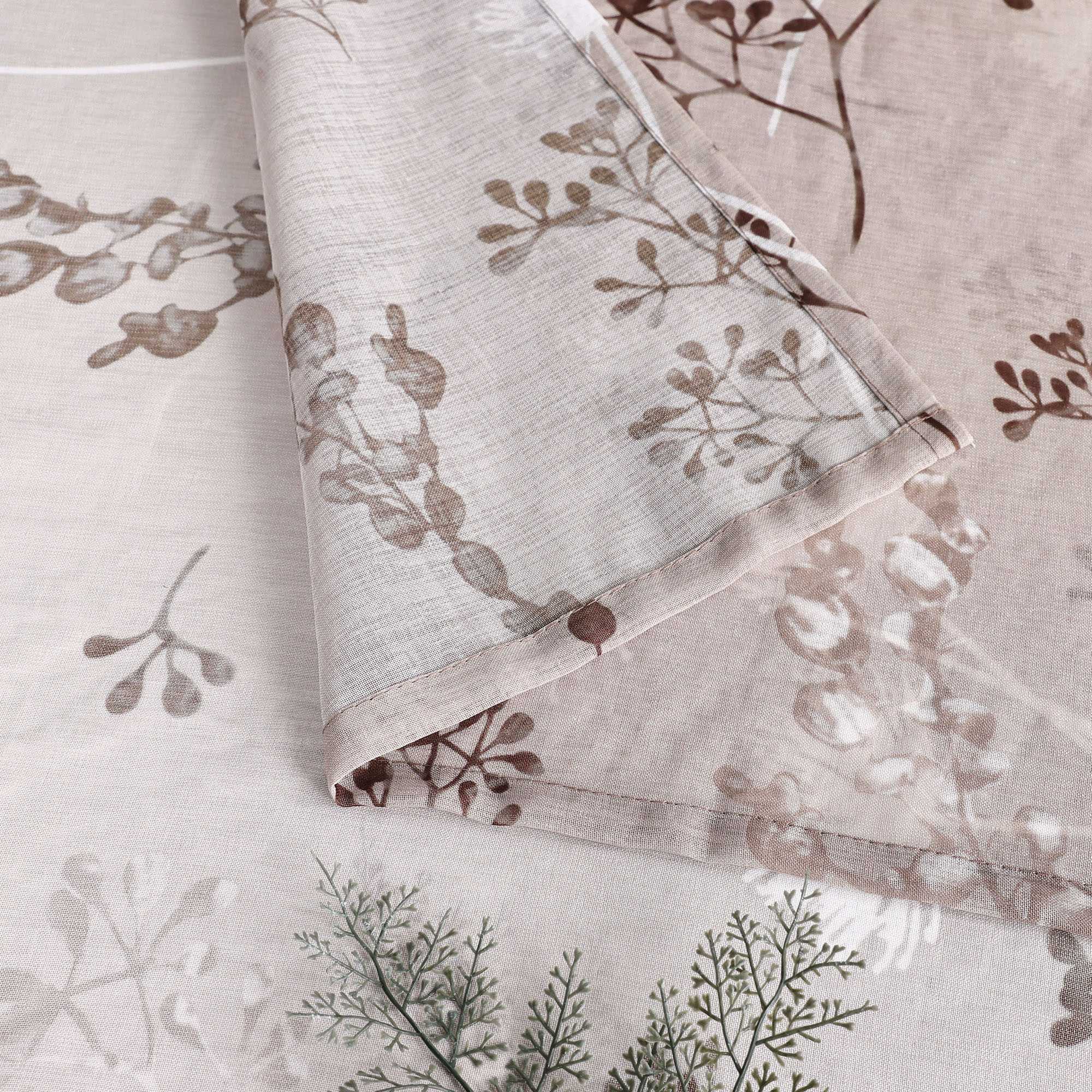 Transparent Ösen Gardinen mit Pusteblumen-Muster für Wohnzimmer 1 Stück