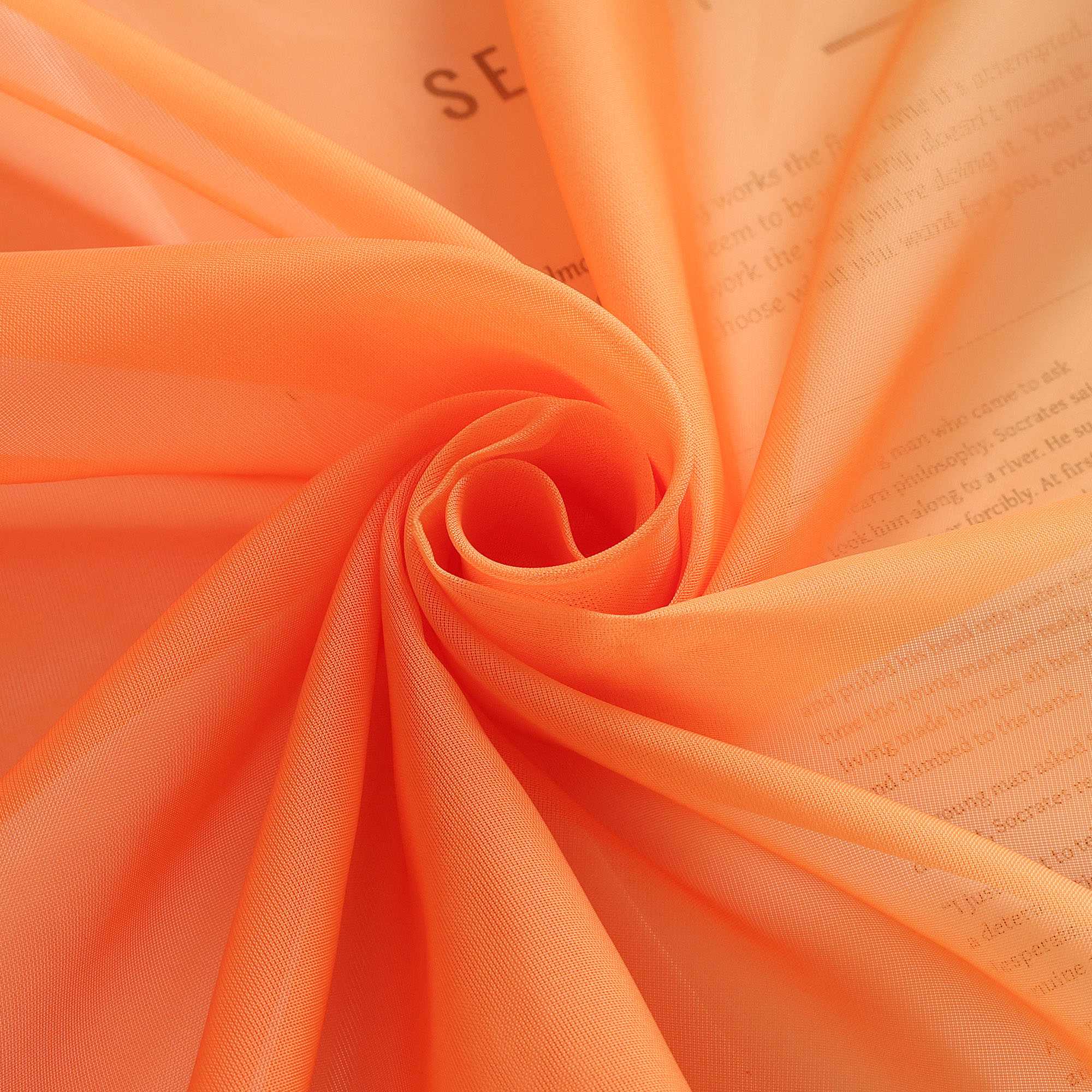 Transparente Vorhänge mit Farbverlauf 2er Set