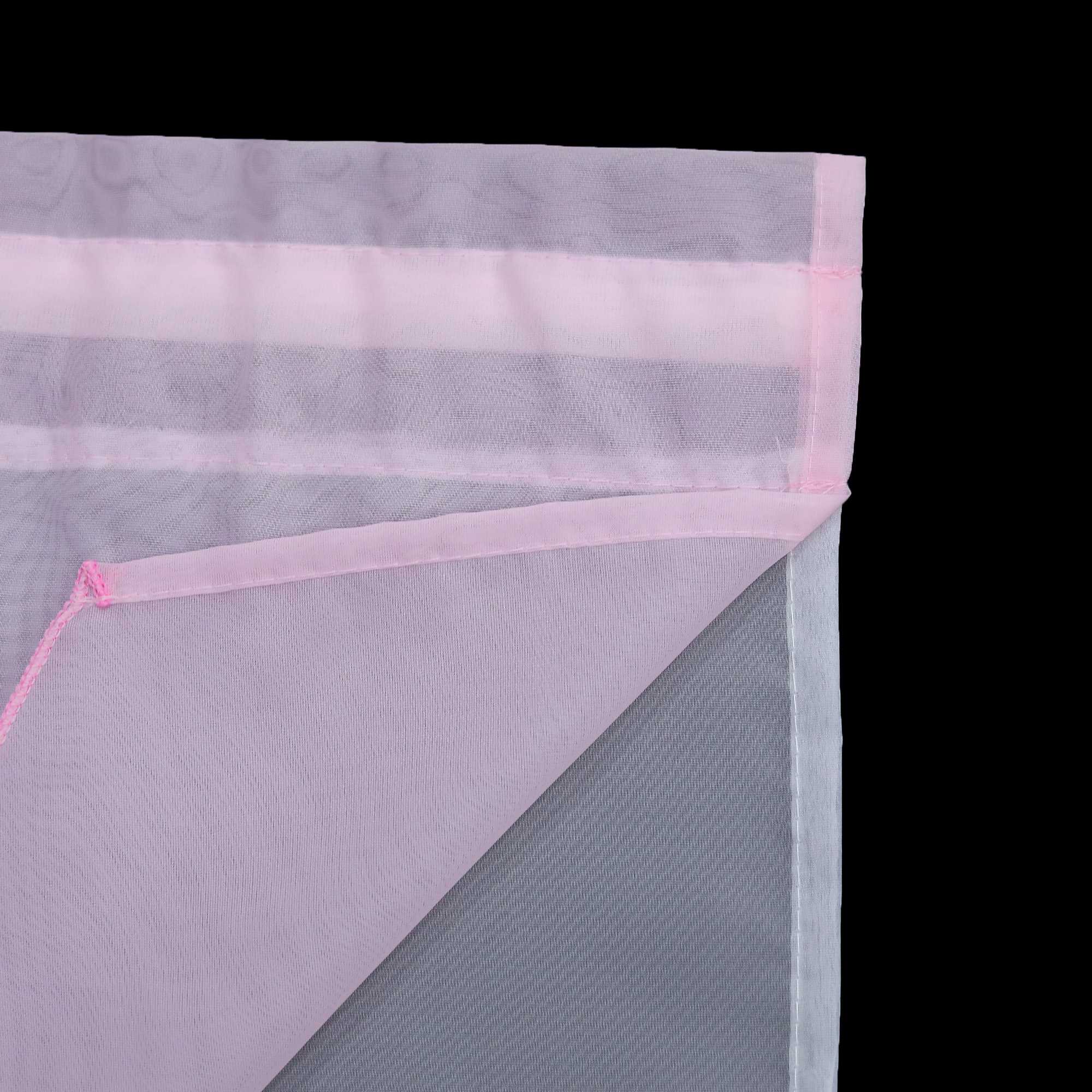 Delien Zweifarbige Fensterdekoration vloants Kurz Gardine 2er-Pack