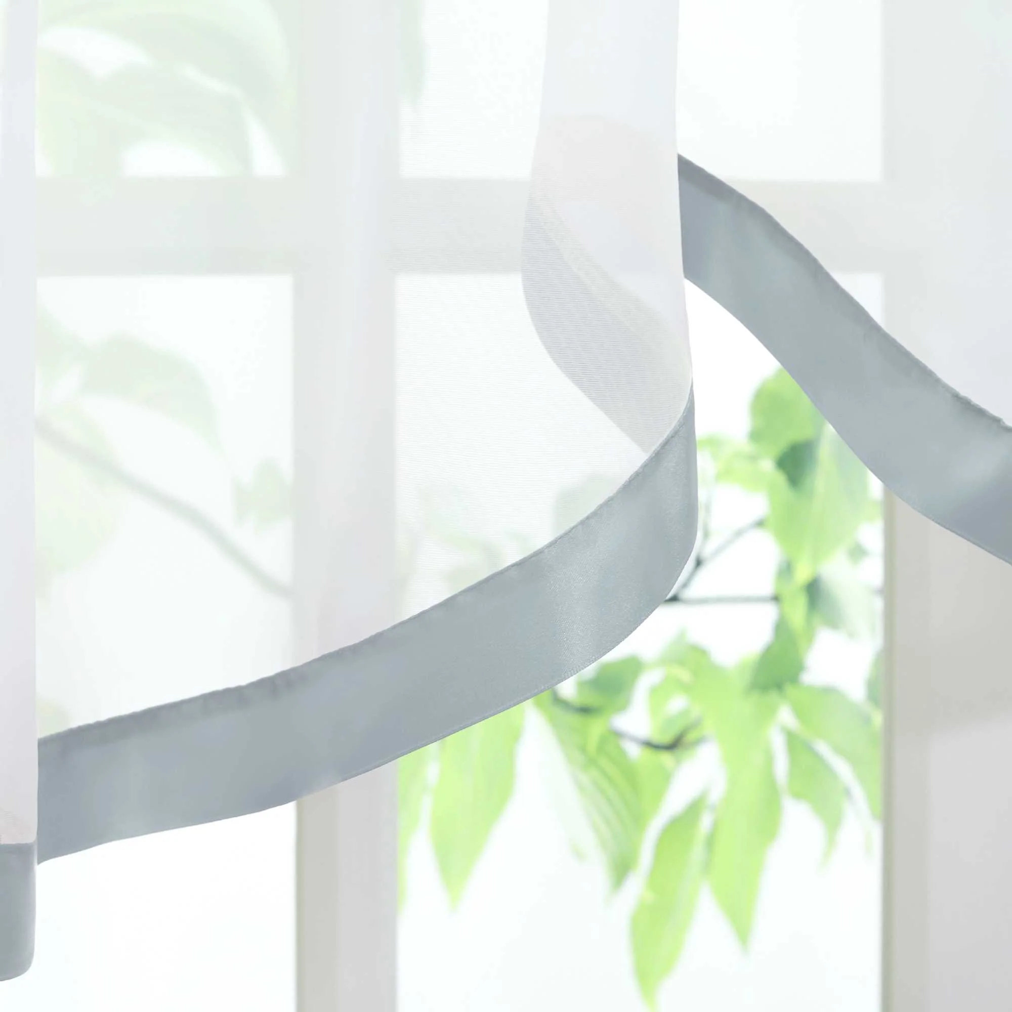 Multifunktionsgardine aus Polyester transparent Fensterdekoration 1 stück