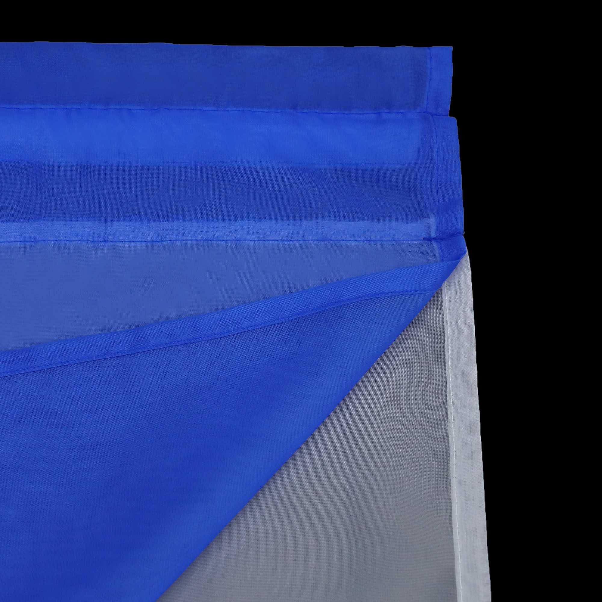 Delien Zweifarbige Fensterdekoration vloants Kurz Gardine 2er-Pack