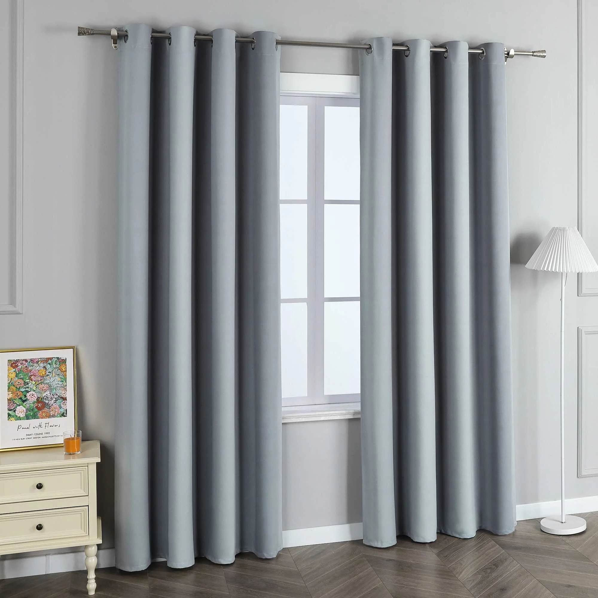 Verdunkelungsvorhang  Ösenschal Farbverlauf Privatsphäre Lichtvermeidung Thermovorhang Minimalismus 1 Stück