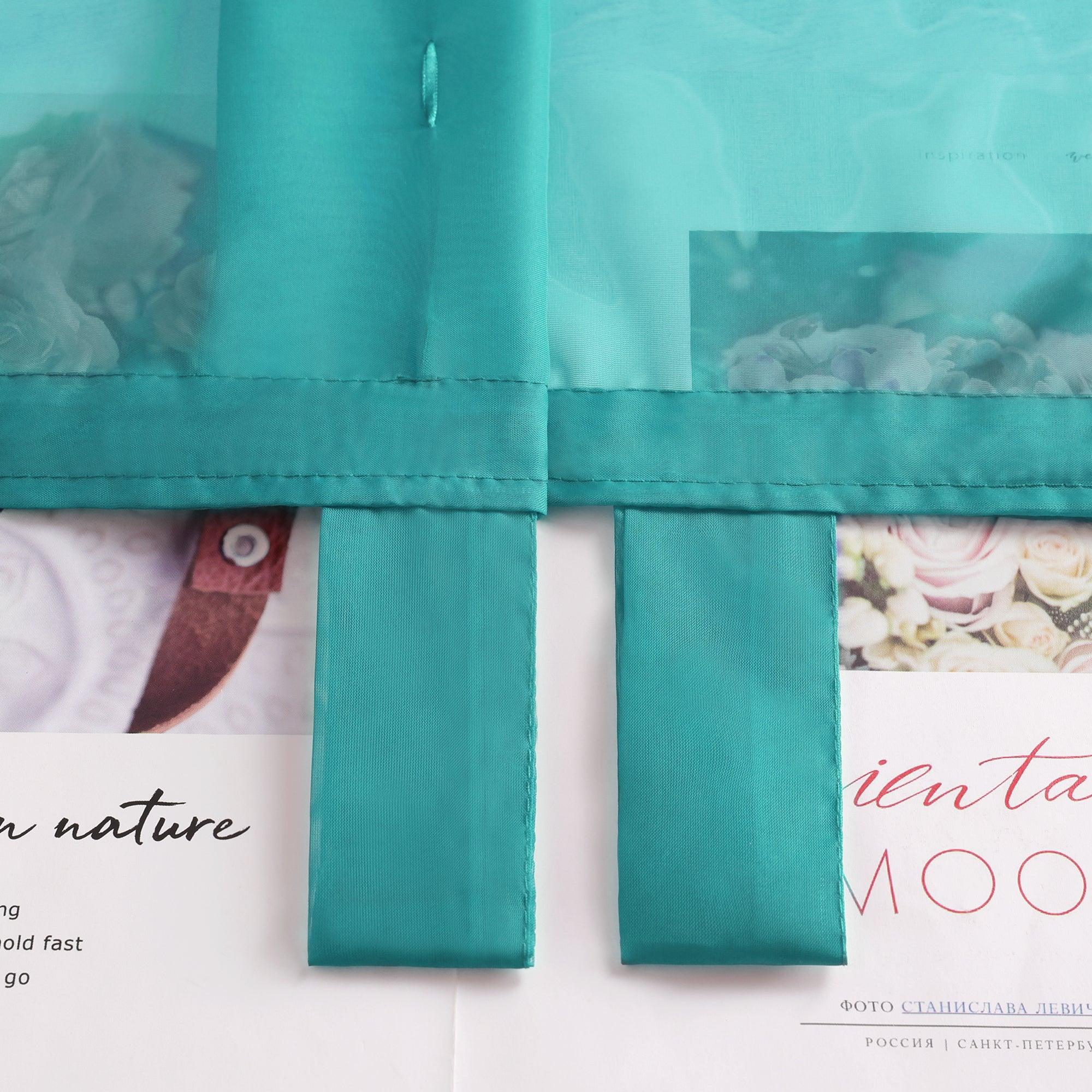 Rollos Kräuselbandgardine Transparente Fensterdeko Luftdurchlässig hochziehbar Unifarbe 1 Stück