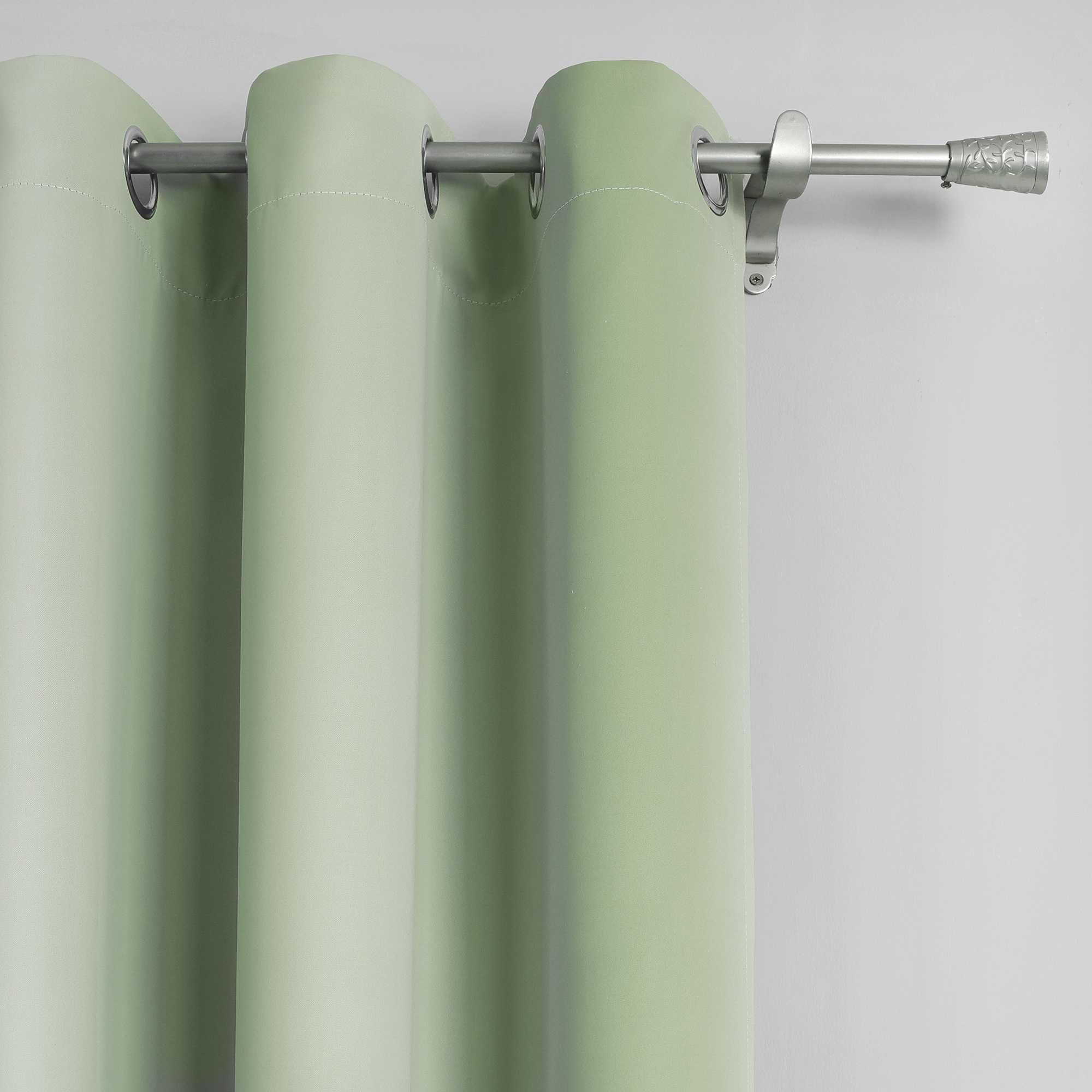 Verdunkelungsvorhang  Ösenschal Farbverlauf Privatsphäre Lichtvermeidung Thermovorhang Minimalismus 1 Stück