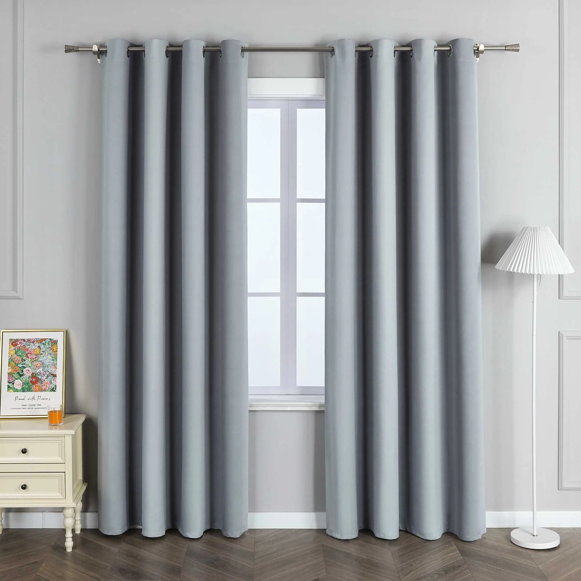 Verdunkelungsvorhang  Ösenschal Farbverlauf Privatsphäre Lichtvermeidung Thermovorhang Minimalismus 1 Stück