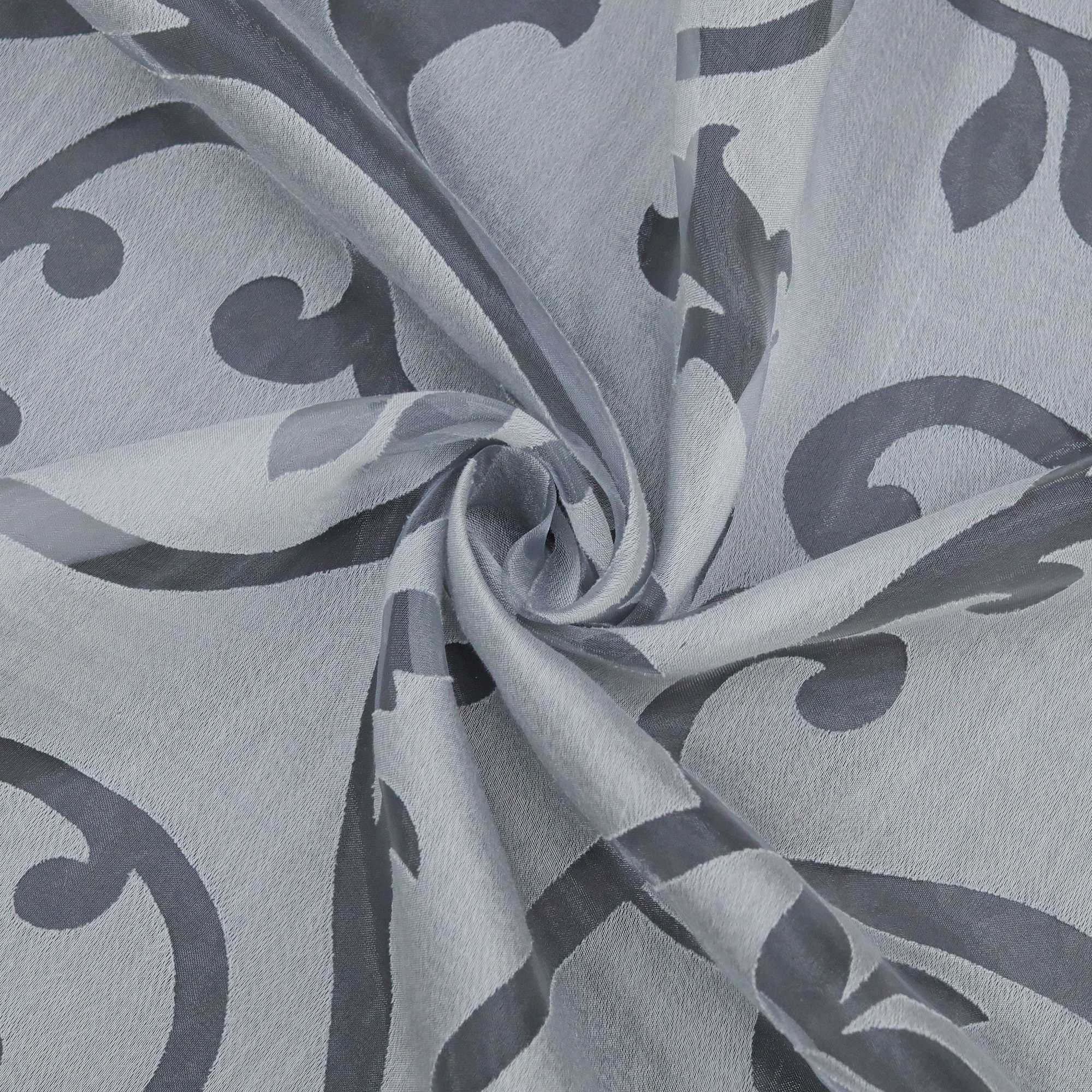 Raffrollo durch Tunnelzug romantische Rollo mit floralem Muster transparentes Vorhang für Wohnzimmerfenster 1 Stück