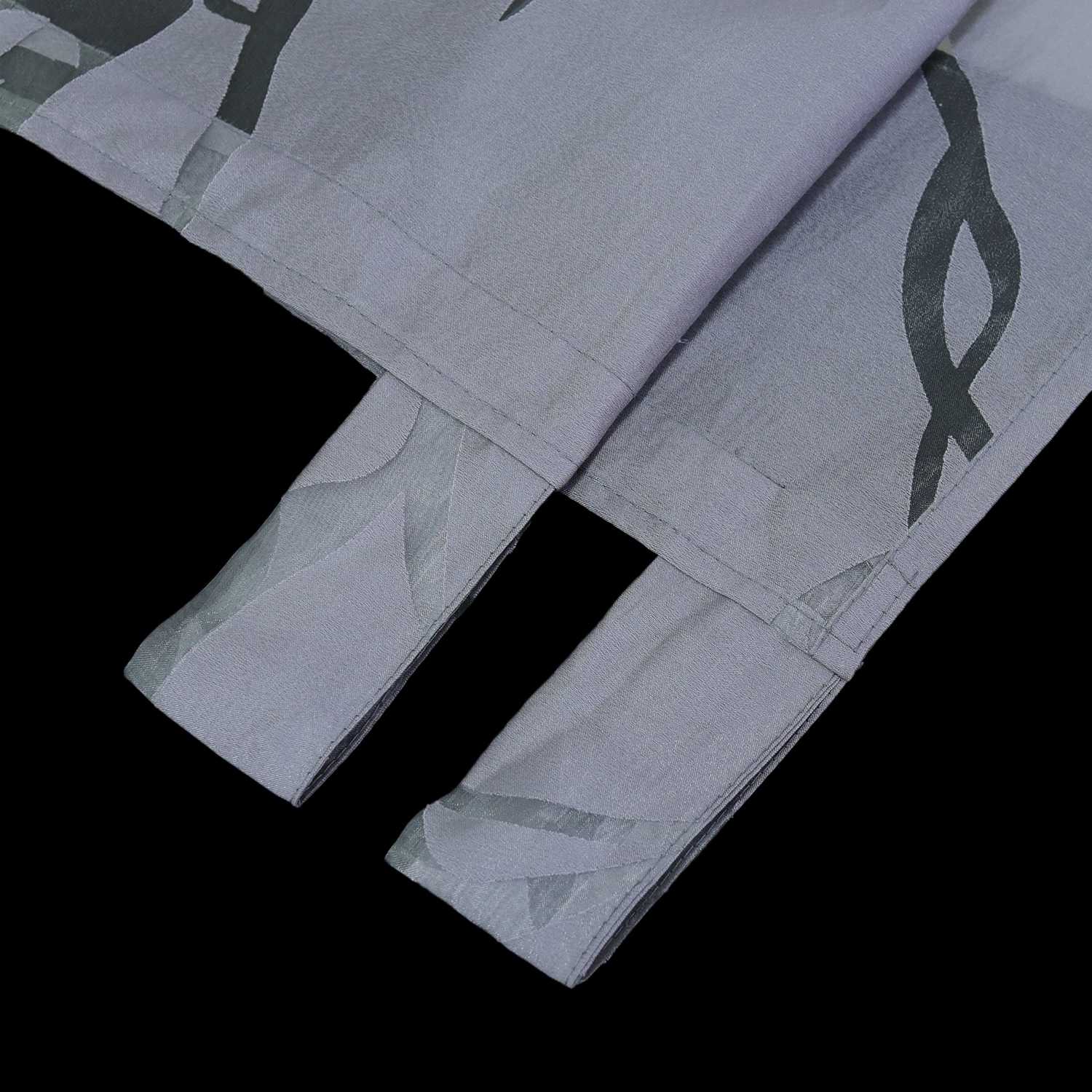 Halbtransparente Schlaufenschal mit Zweigmuster Lichtdurchlässig 2 er Set