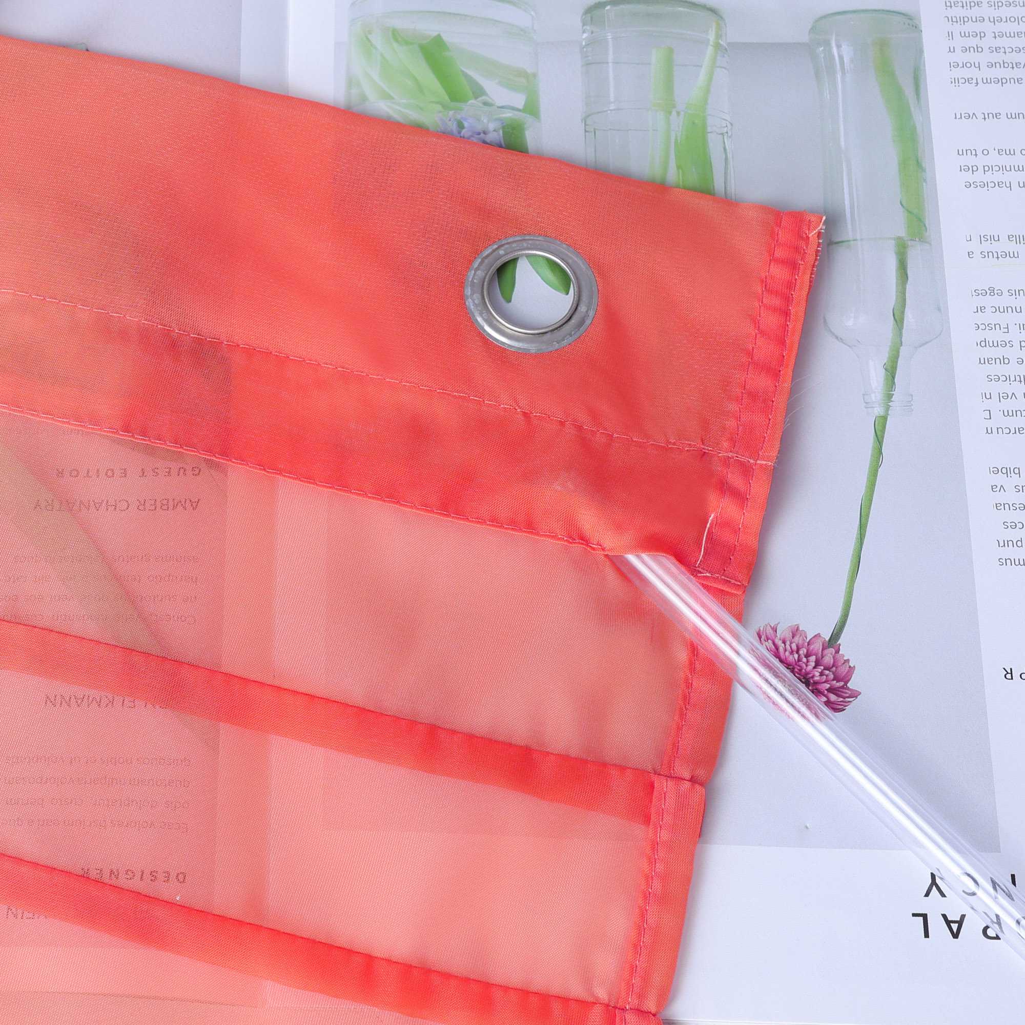 Rollos mit V-Haken halbtransparent lichtdurchlässig Unifarbe hochziehbar 1 Stück