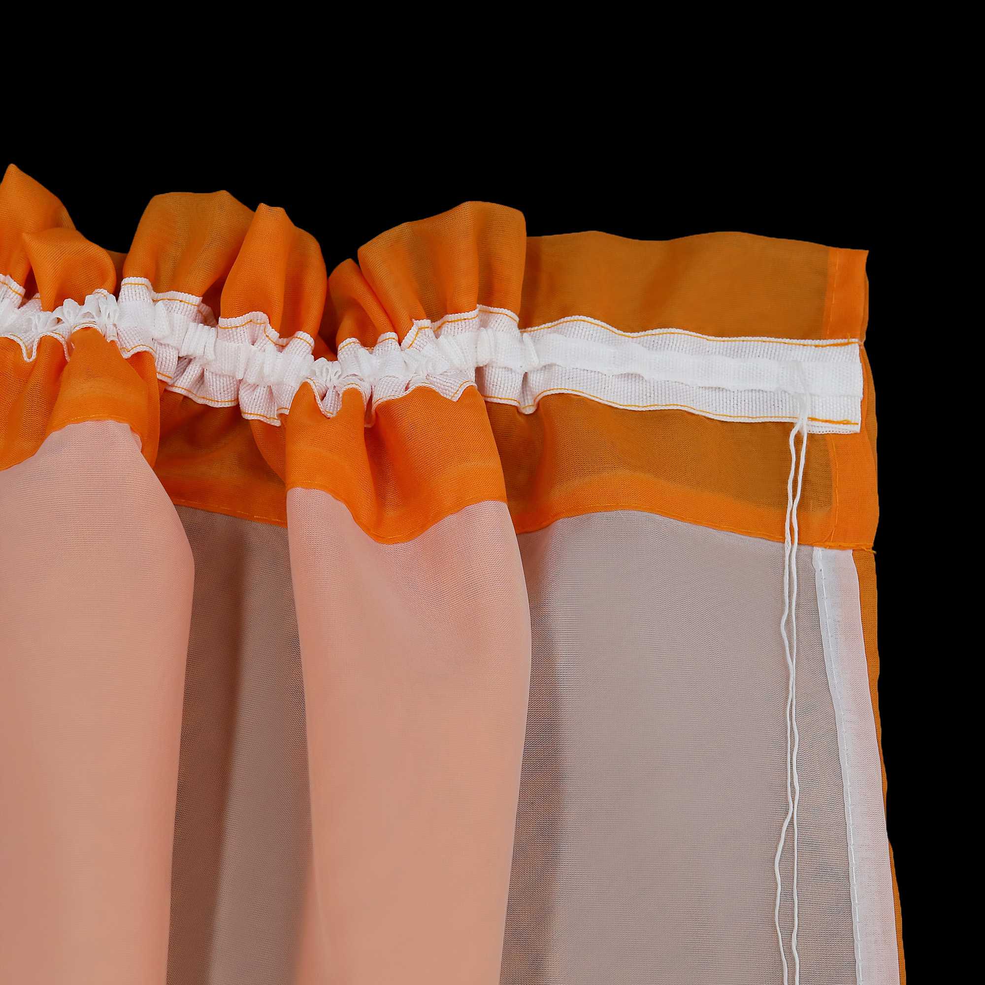 Delien Zweifarbige Fensterdekoration vloants Kurz Gardine 2er-Pack