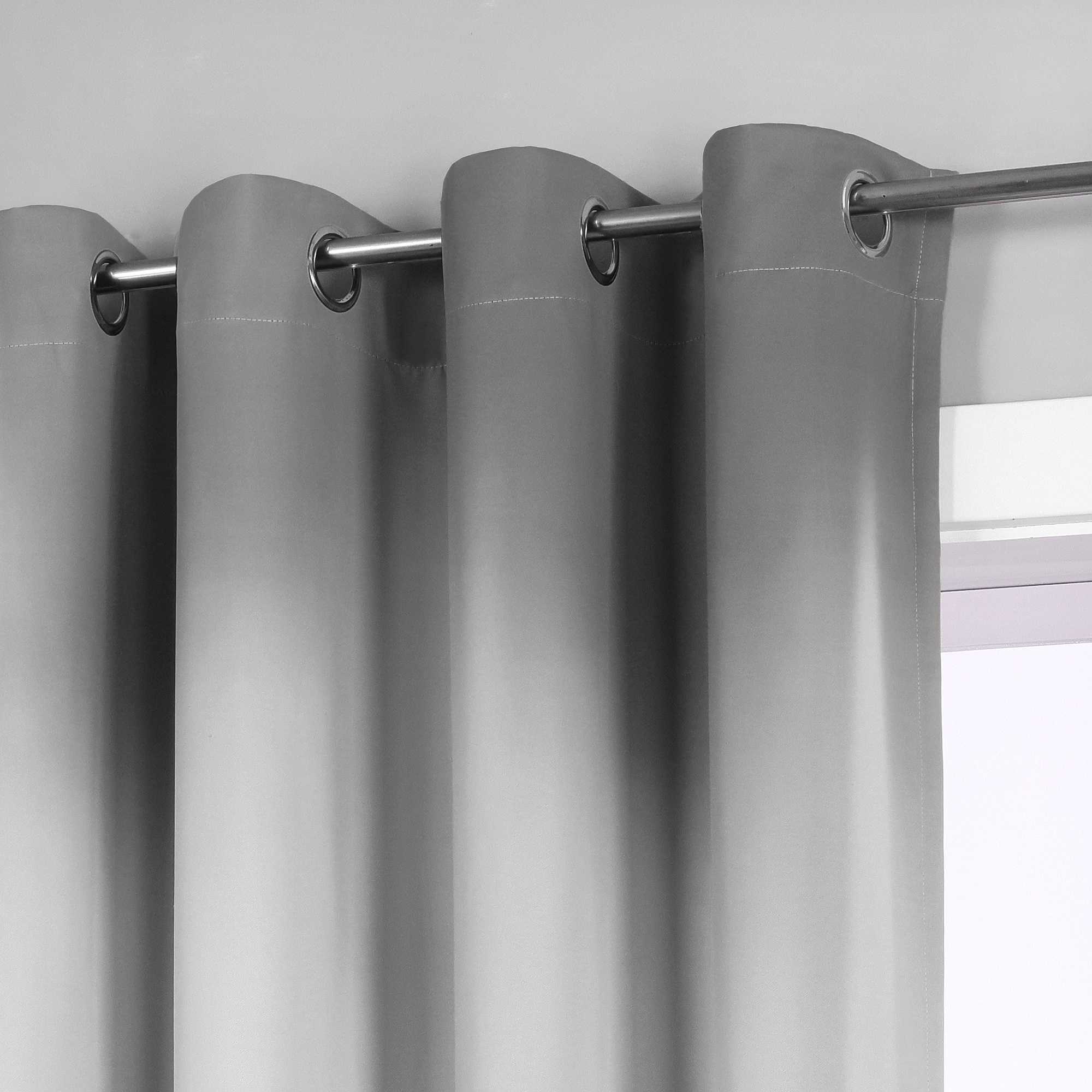 Verdunkelungsvorhang Blickdichte Gardinen Farbverlauf Ösenschal Schlafzimmer Wohnzimmer 1 Stück