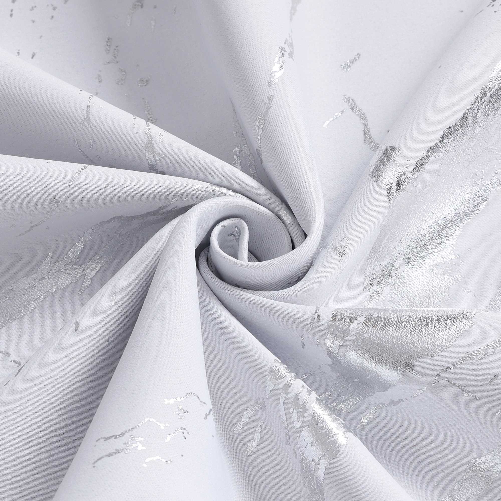 Verdunkelungsvorhang mit Marmor-Optik luxuriöser Fensterschal Wohnzimmer 1 Stück