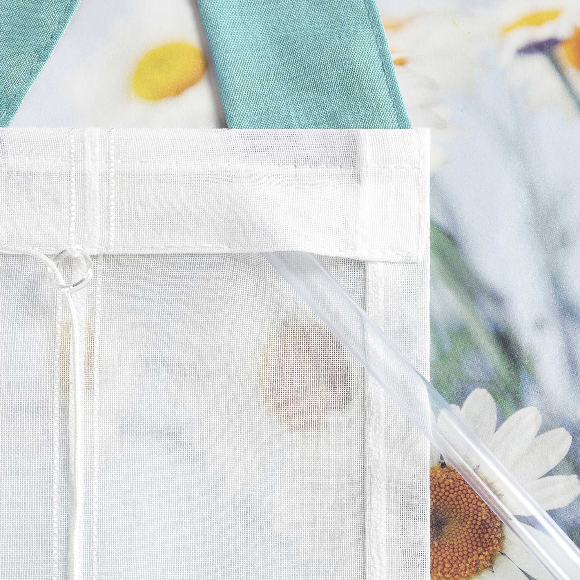 Delien Raffrollo mit Schlaufen und Quasten | Elegantes Design für stilvolle Fenster