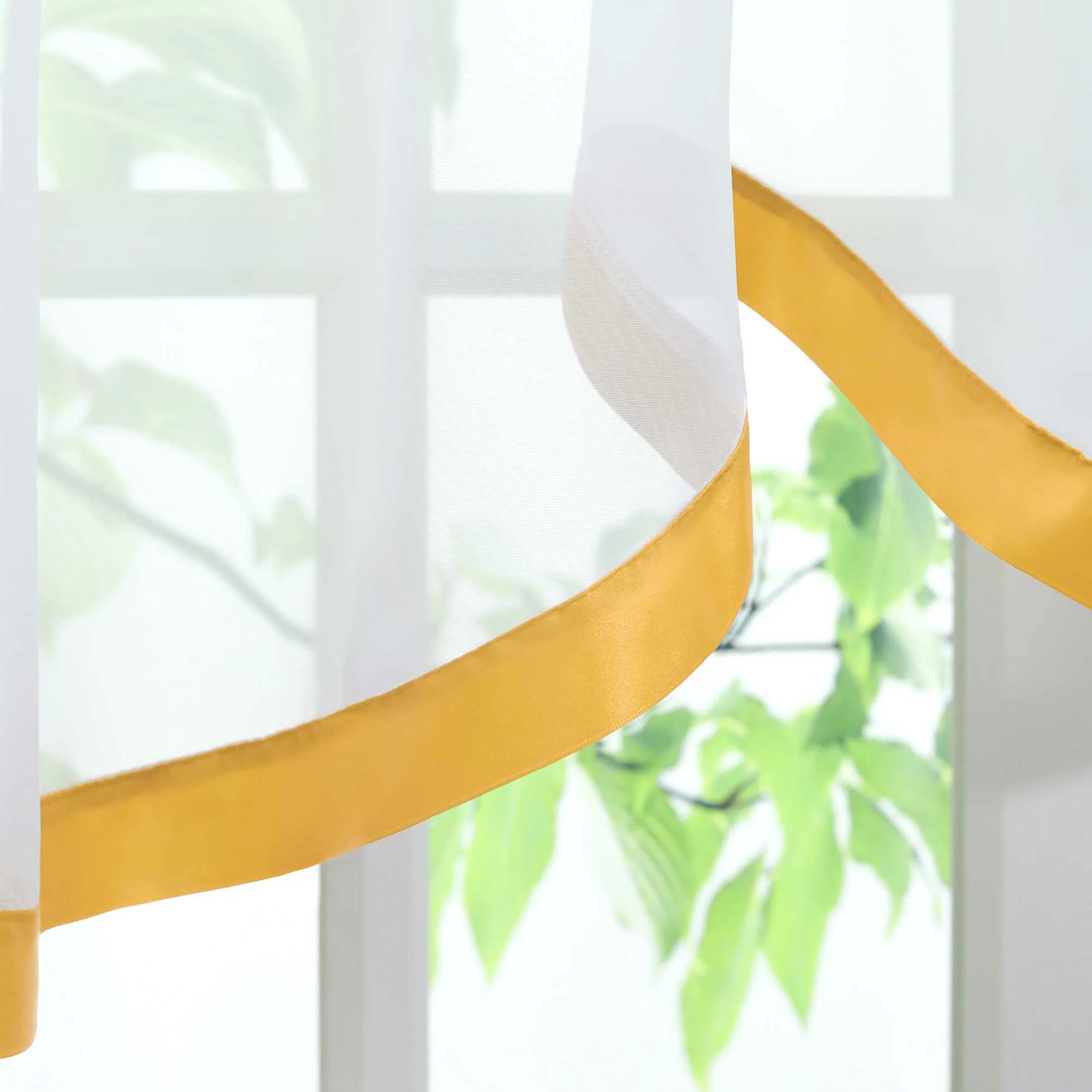 Multifunktionsgardine aus Polyester transparent Fensterdekoration 1 stück