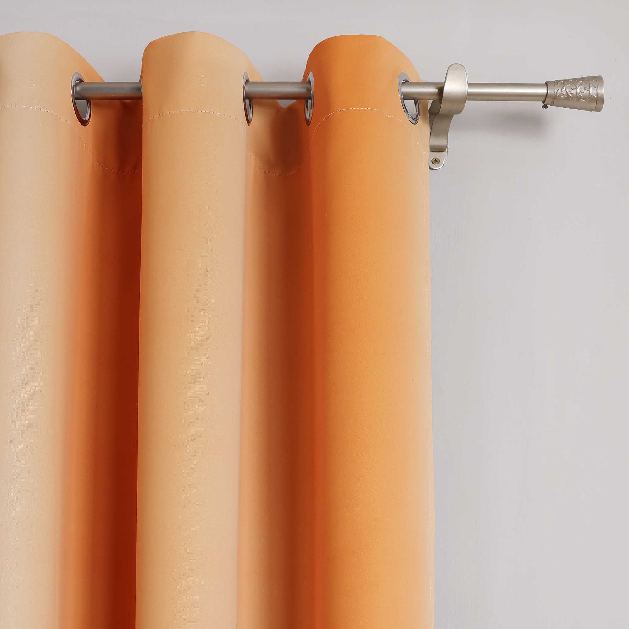 Verdunkelungsvorhang  Ösenschal Farbverlauf Privatsphäre Lichtvermeidung Thermovorhang Minimalismus 1 Stück