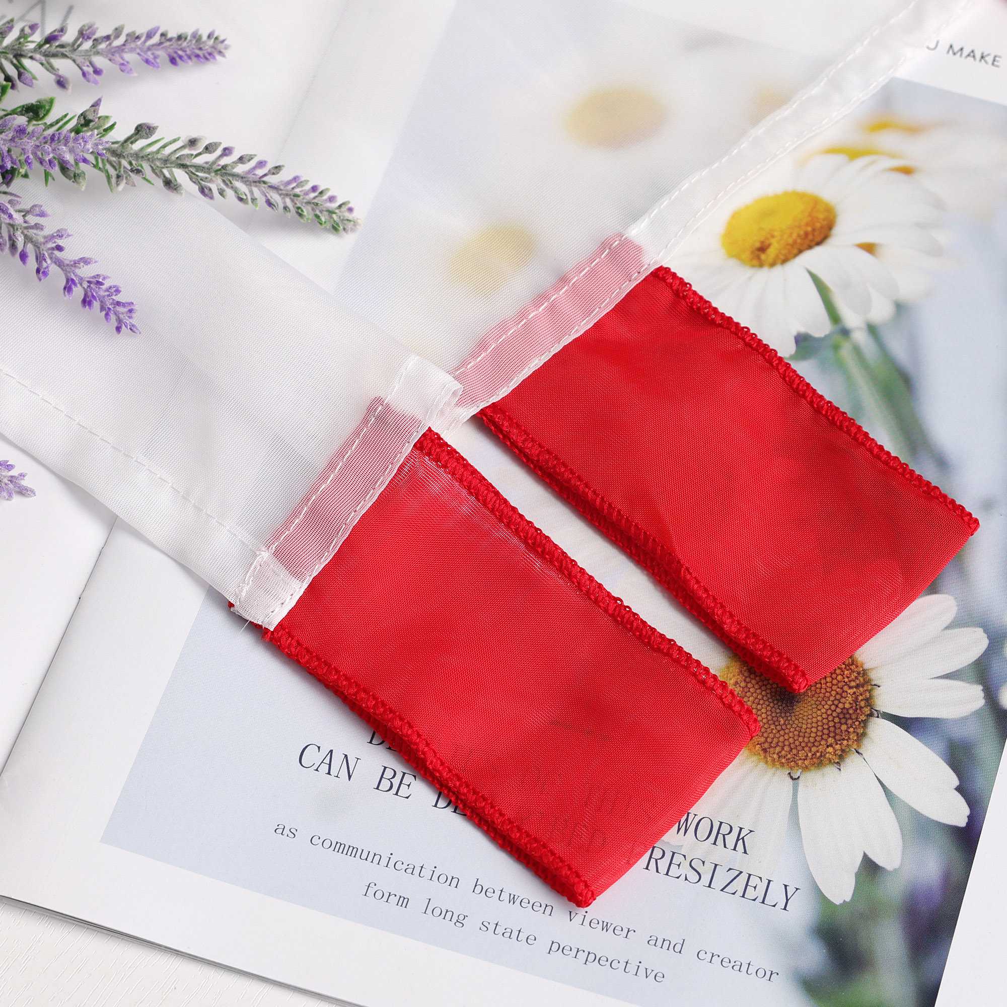 Rollos Schlaufengardine mit Schleifendesign transparent hochziehbar Fensterdeko 1 Stück