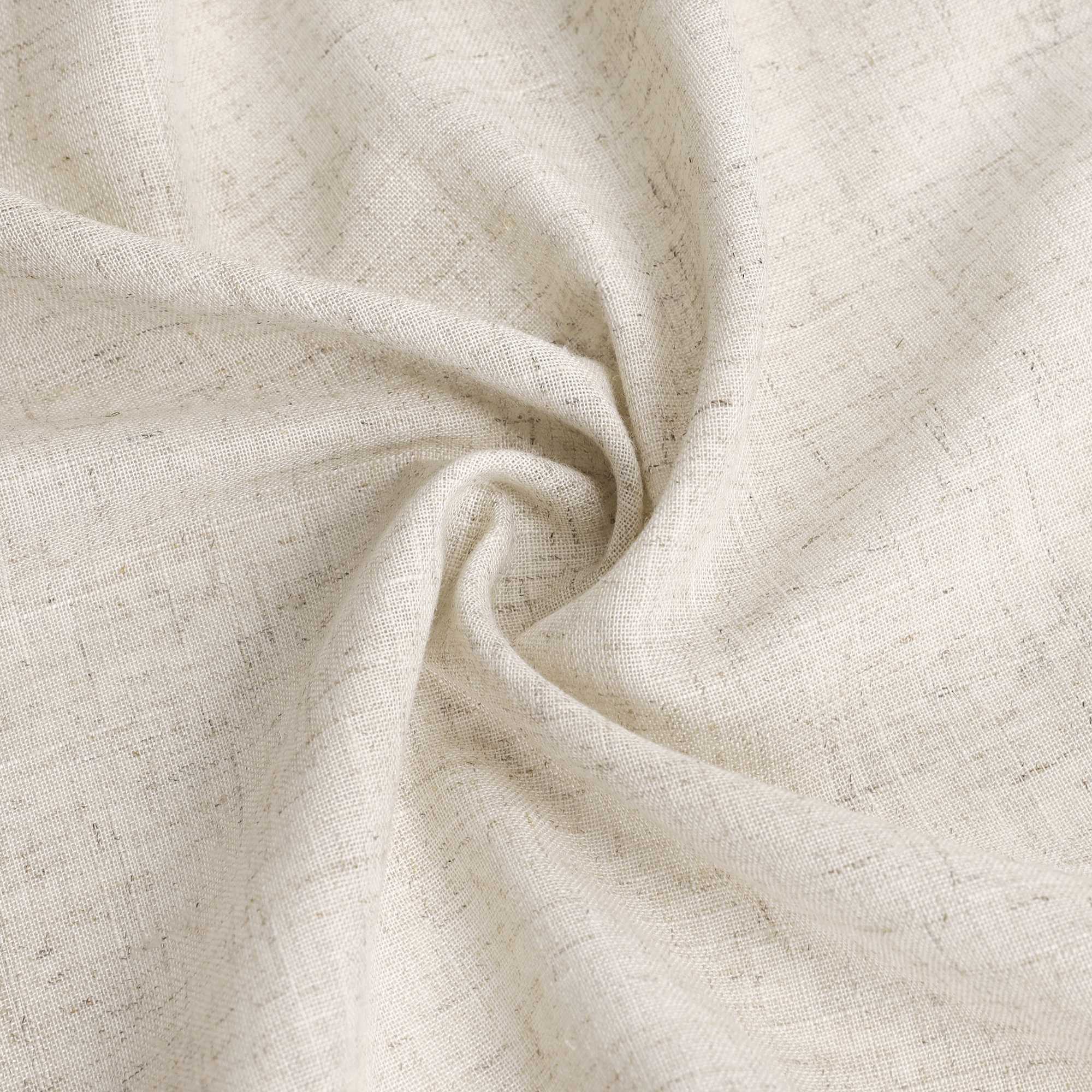 Scheibengardine mit Schlaufen karierte Bistrogardinen Leinen Küche Vorhang Halbtransparent