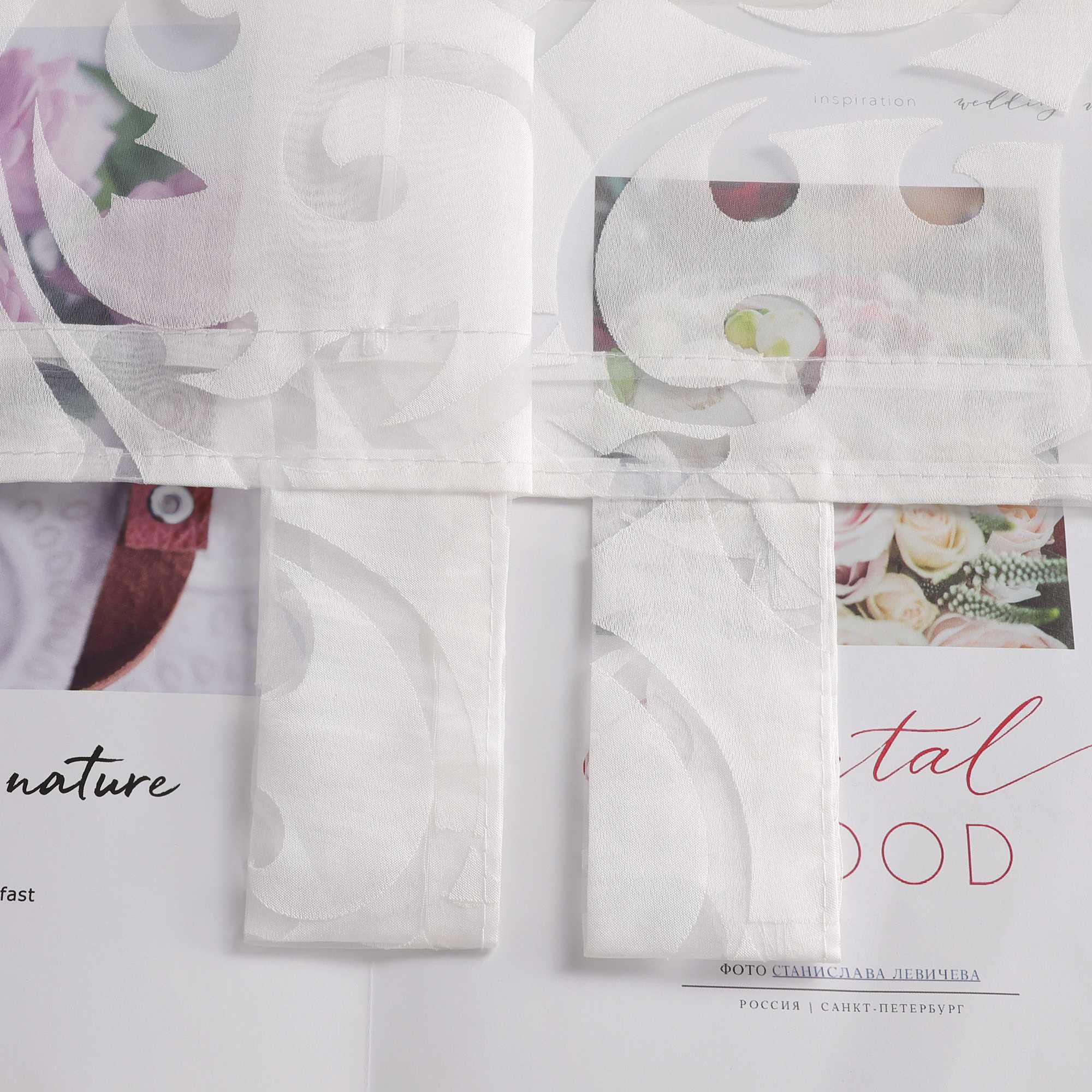 Transparente Schlaufengardine mit Blumenmuster Café Fenstergardine Raffrollos 1 Stück