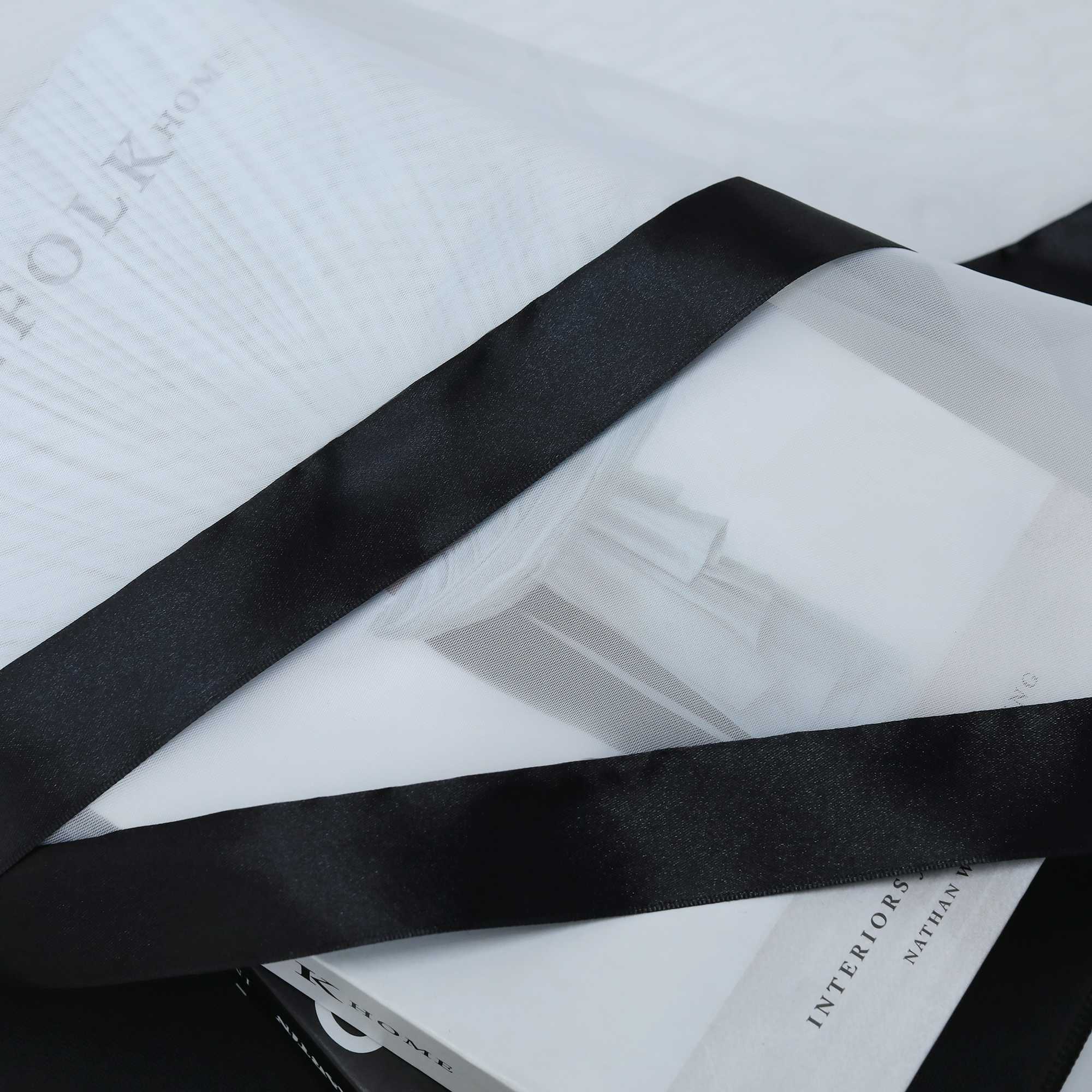 Scheibengardinen Kräuselbandgardine Fensterdeko Kreuzdesign Obere Fensterabdeckung 1 stück