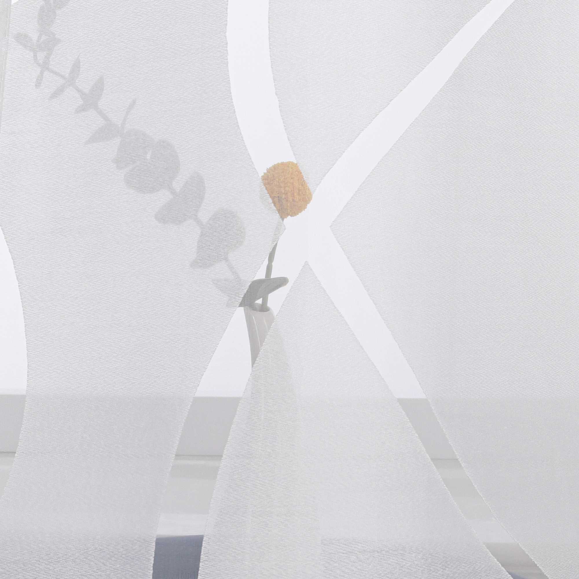 Halbtransparenter Ösenschal mit Wellenmuster 1 Stück