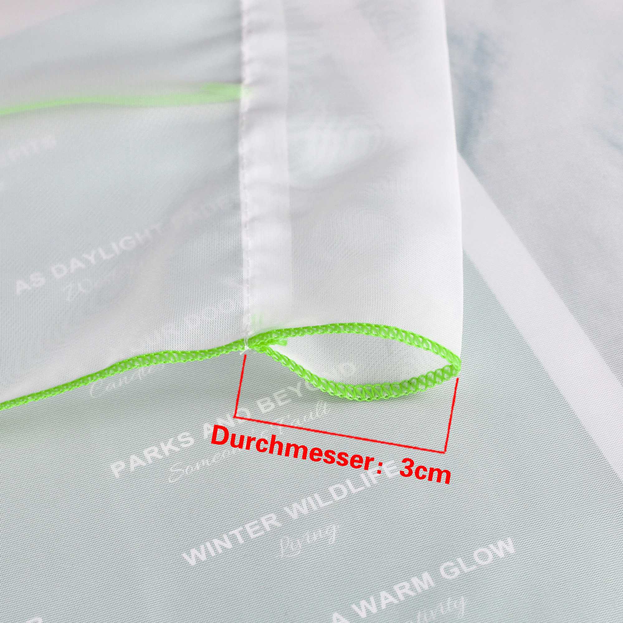 Raffrollo durch Strangendurchzug mit Blumenmuster Modern Transparent 1 Stück