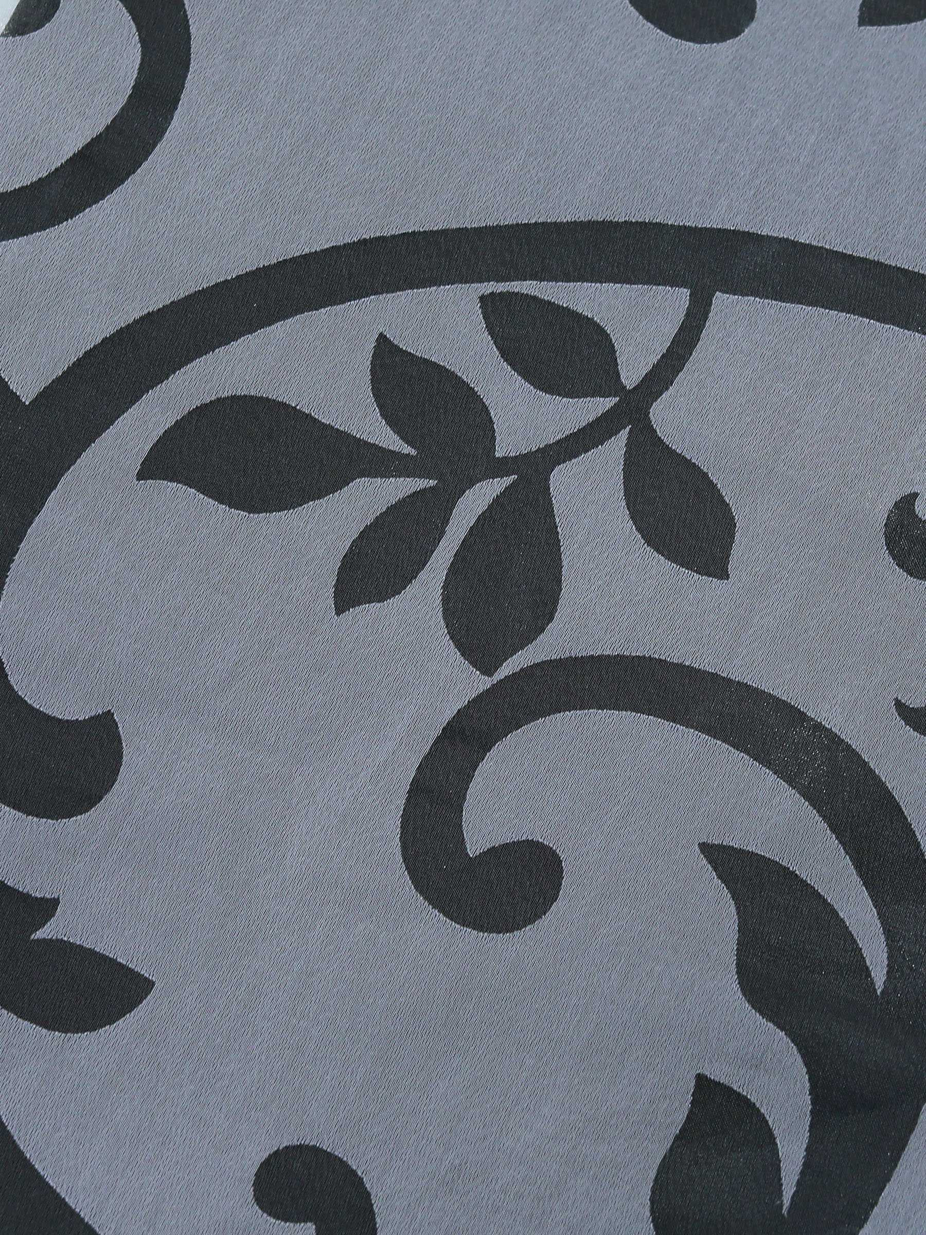 Schiebegardine Flächenvorhänge Klettbandschal mit Blumenmuster transparent modern 2er Set