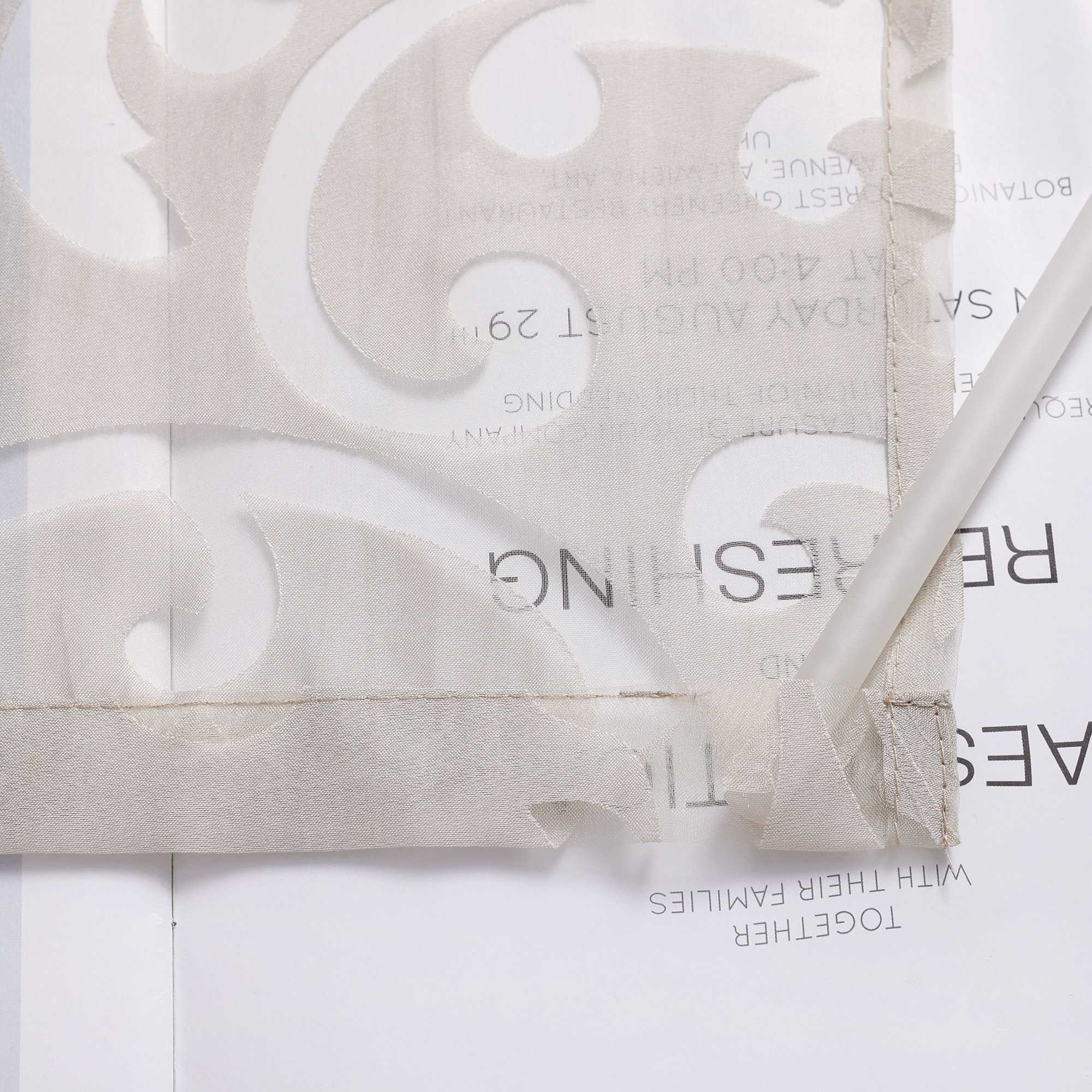 Schiebegardinen Schlaufenschal Ausbrenner Flächenvorhänge Schiebevorhang mit Phönixblütenmuster Transparent