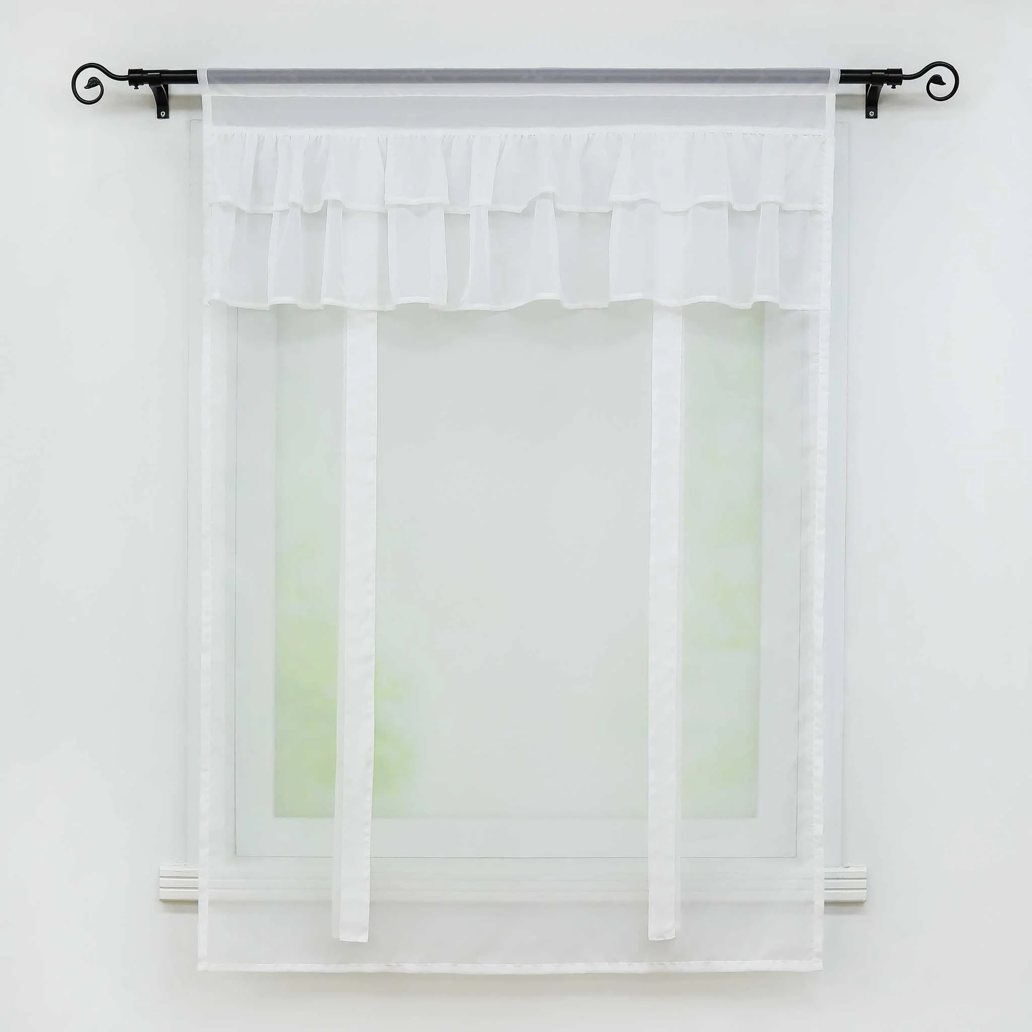 Delien Elegantes Raffrollo mit dekorativen Schlaufen